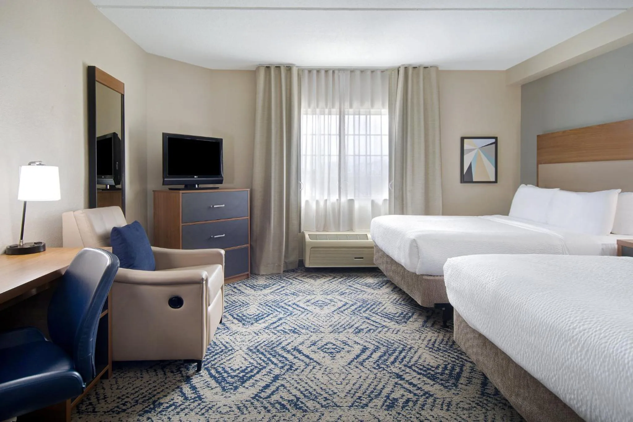 Photo of the whole room, Bed in Candlewood Suites Columbia-Fort Jackson by IHG
