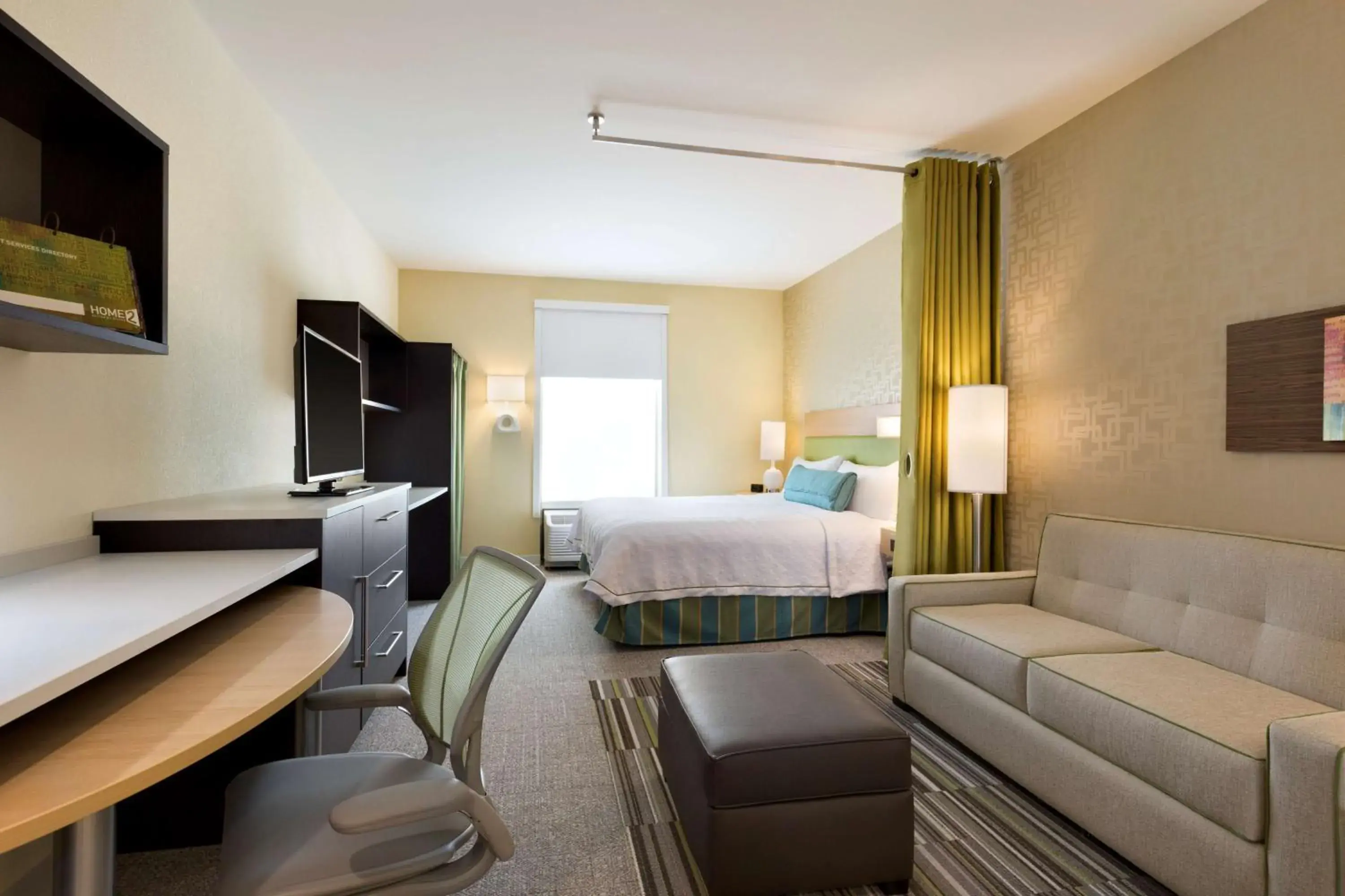 Bed in Home2 Suites by Hilton Cincinnati Liberty Township Bed in Home2 Suites by Hilton Cincinnati Liberty Township