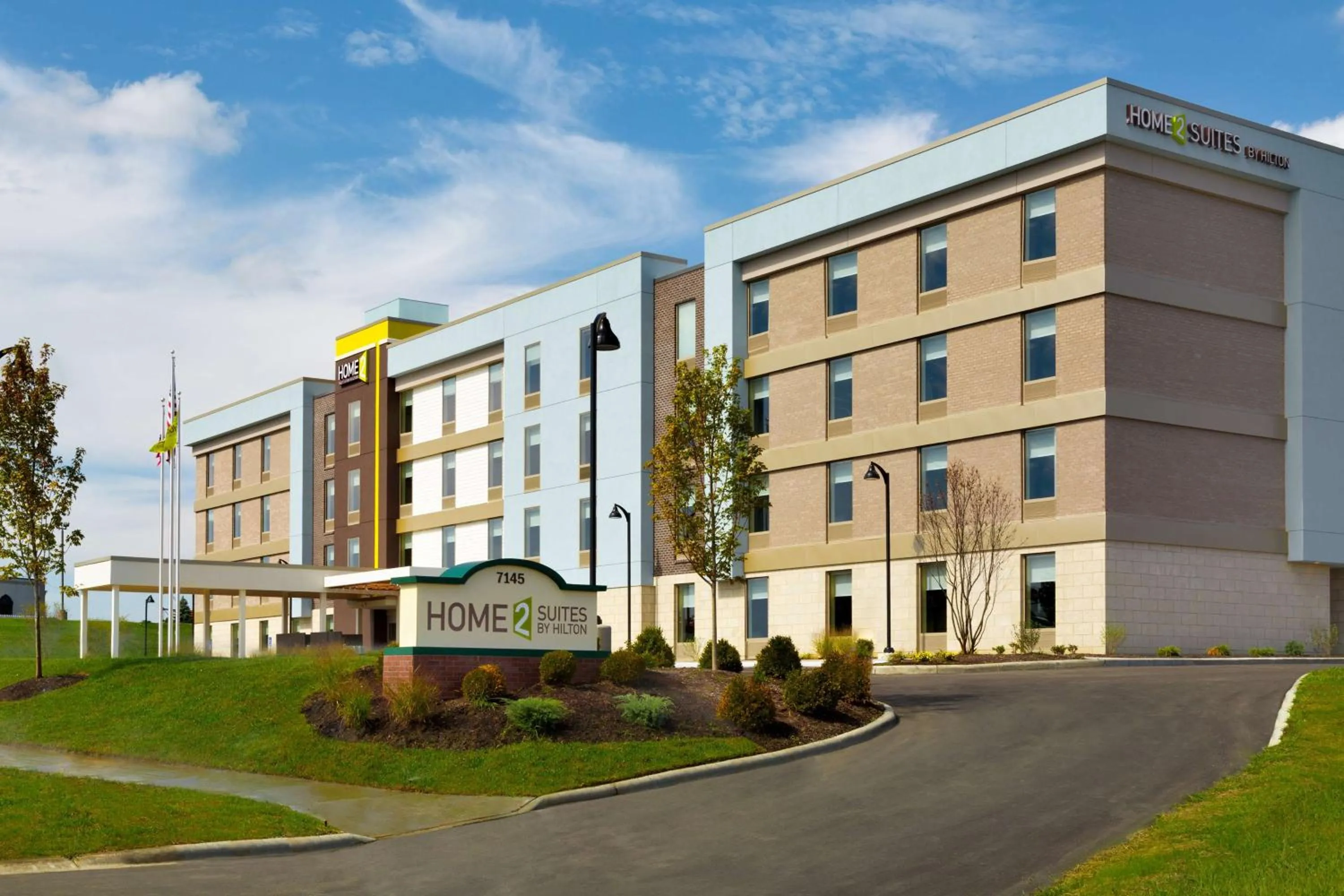 Property building in Home2 Suites by Hilton Cincinnati Liberty Township