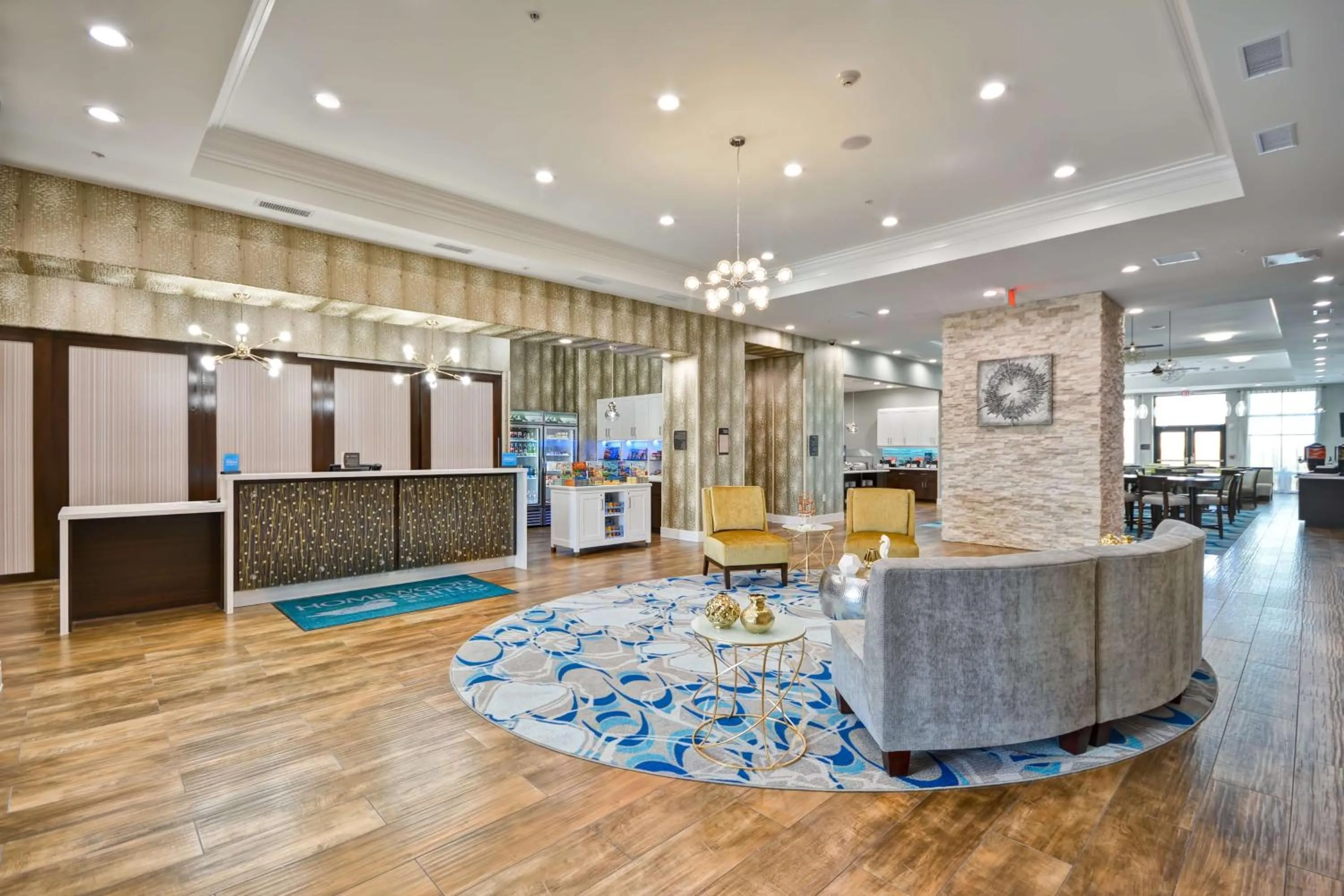 Lobby or reception in Homewood Suites By Hilton Galveston