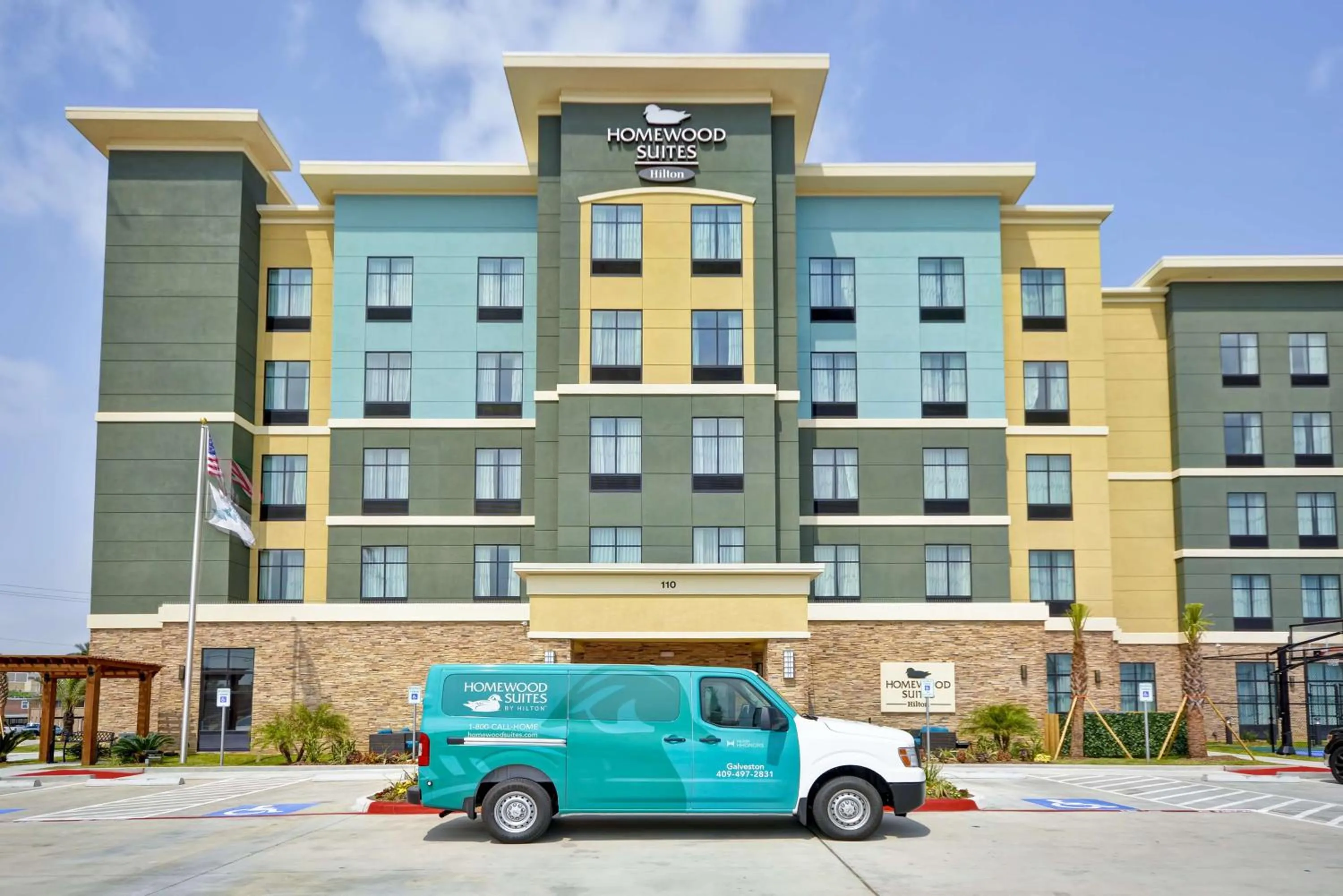 Property building in Homewood Suites By Hilton Galveston