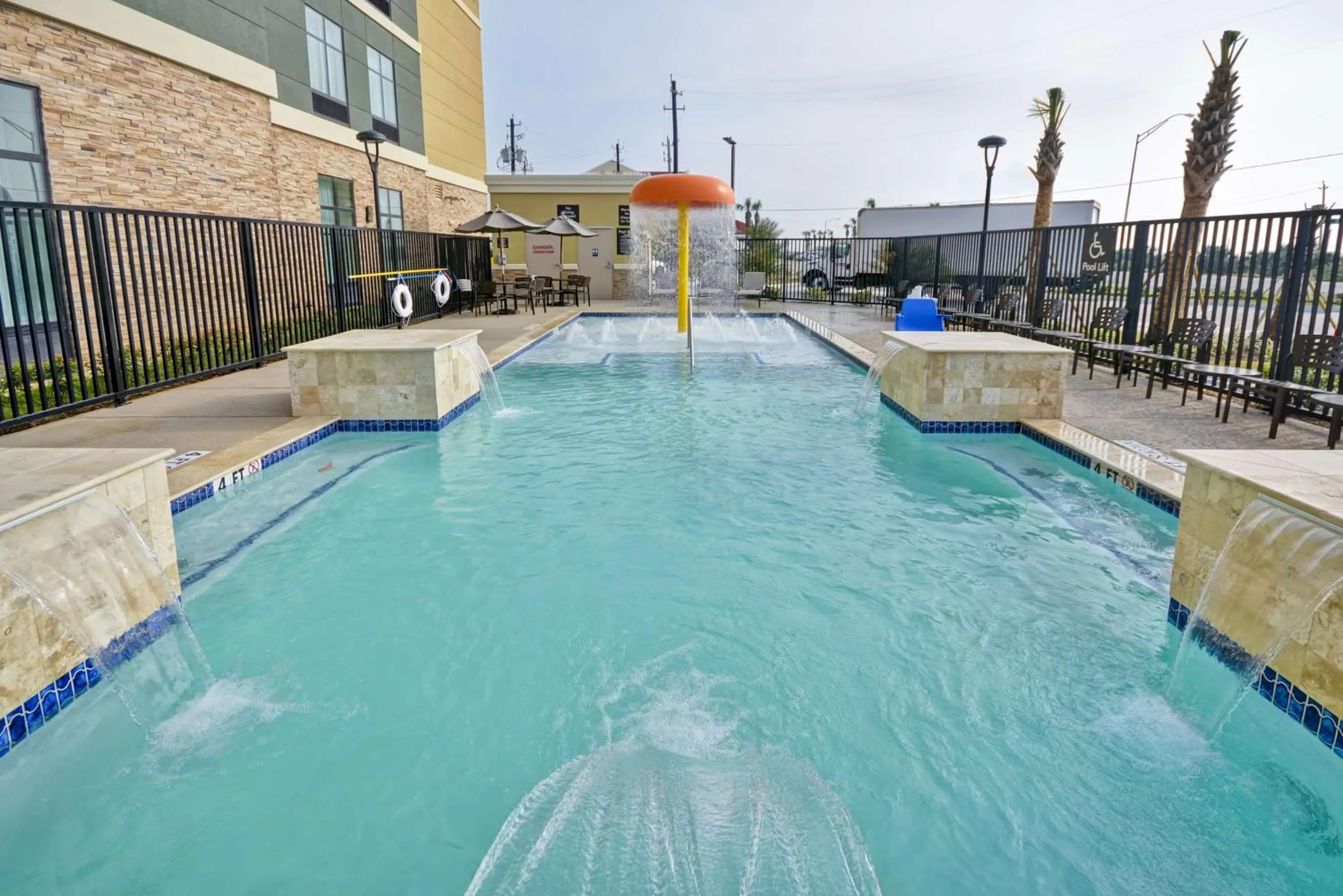 Pool view in Homewood Suites By Hilton Galveston