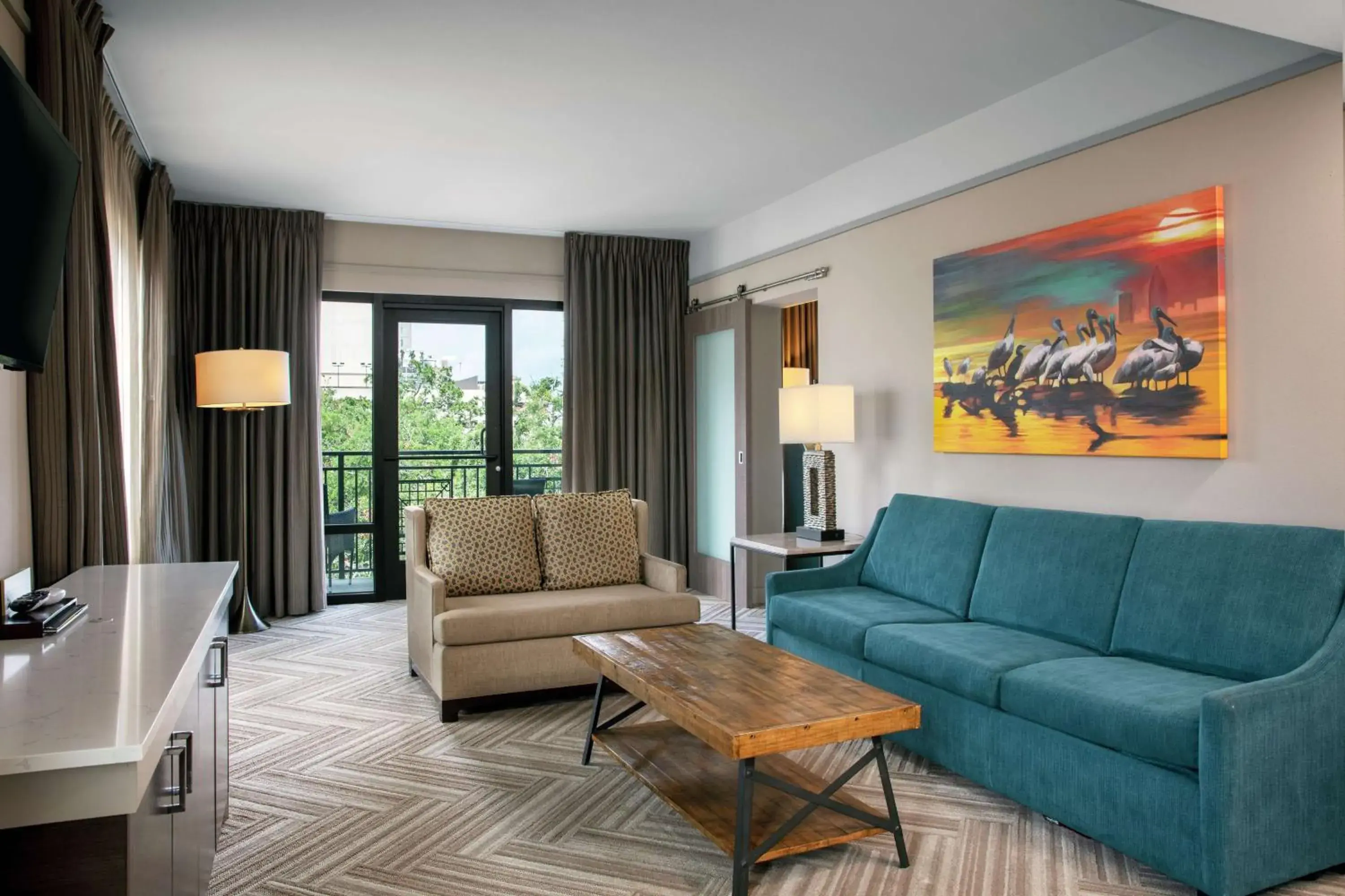 Living room in Hilton Garden Inn Mobile Downtown Living room in Hilton Garden Inn Mobile Downtown
