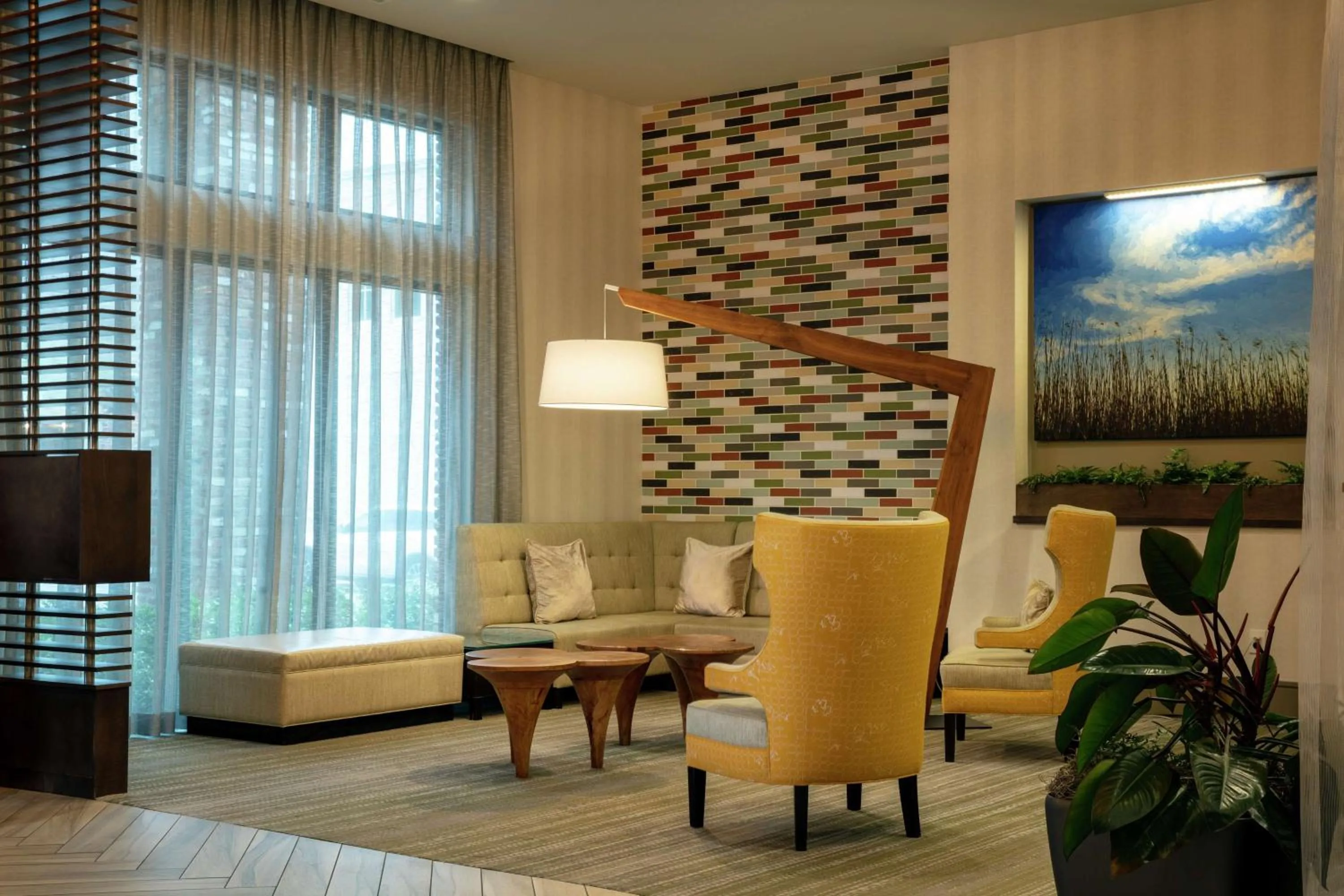 Lobby or reception in Hilton Garden Inn Mobile Downtown