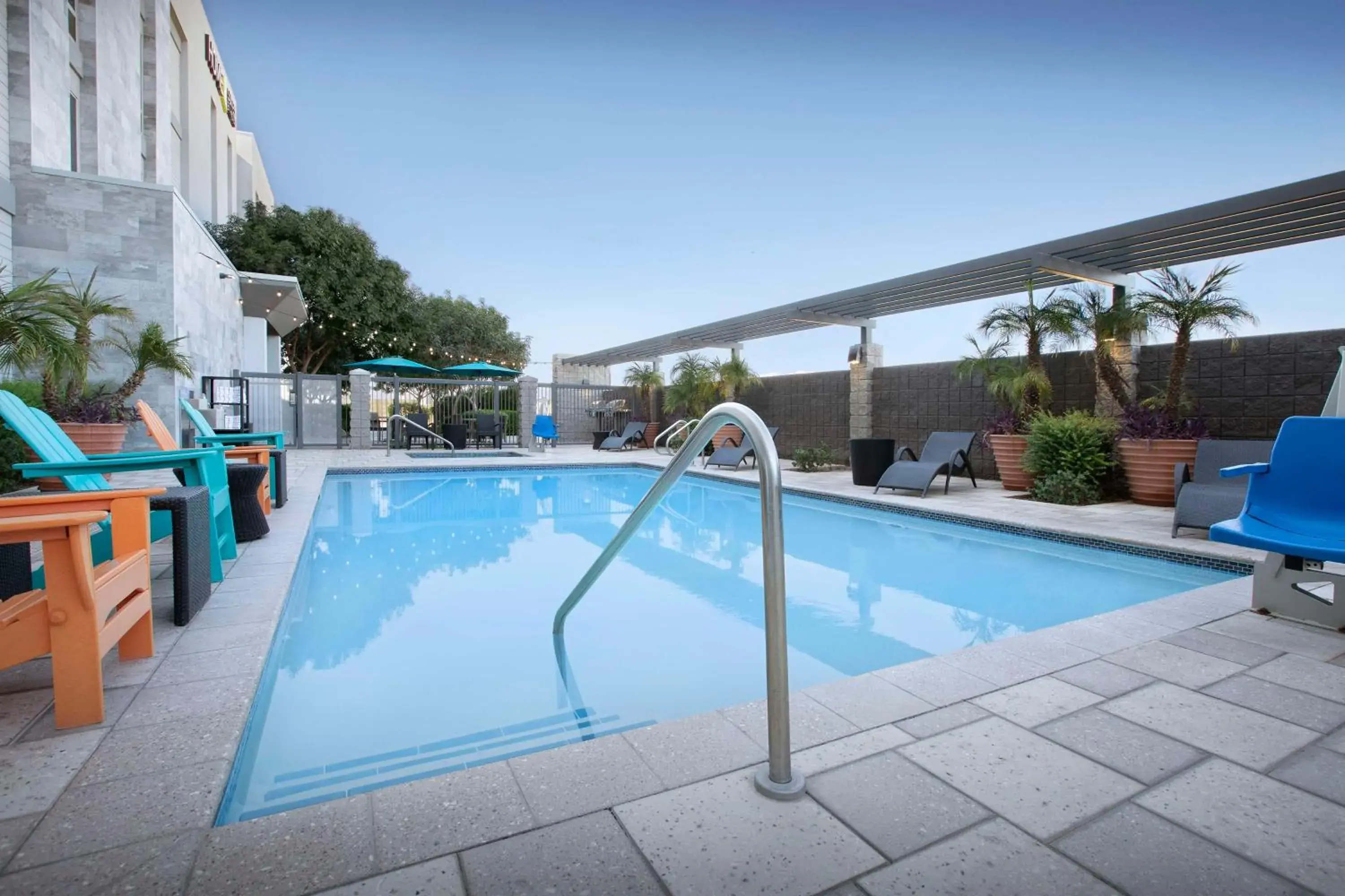 Pool view in Home2 Suites by Hilton Phoenix Chandler Pool view in Home2 Suites by Hilton Phoenix Chandler