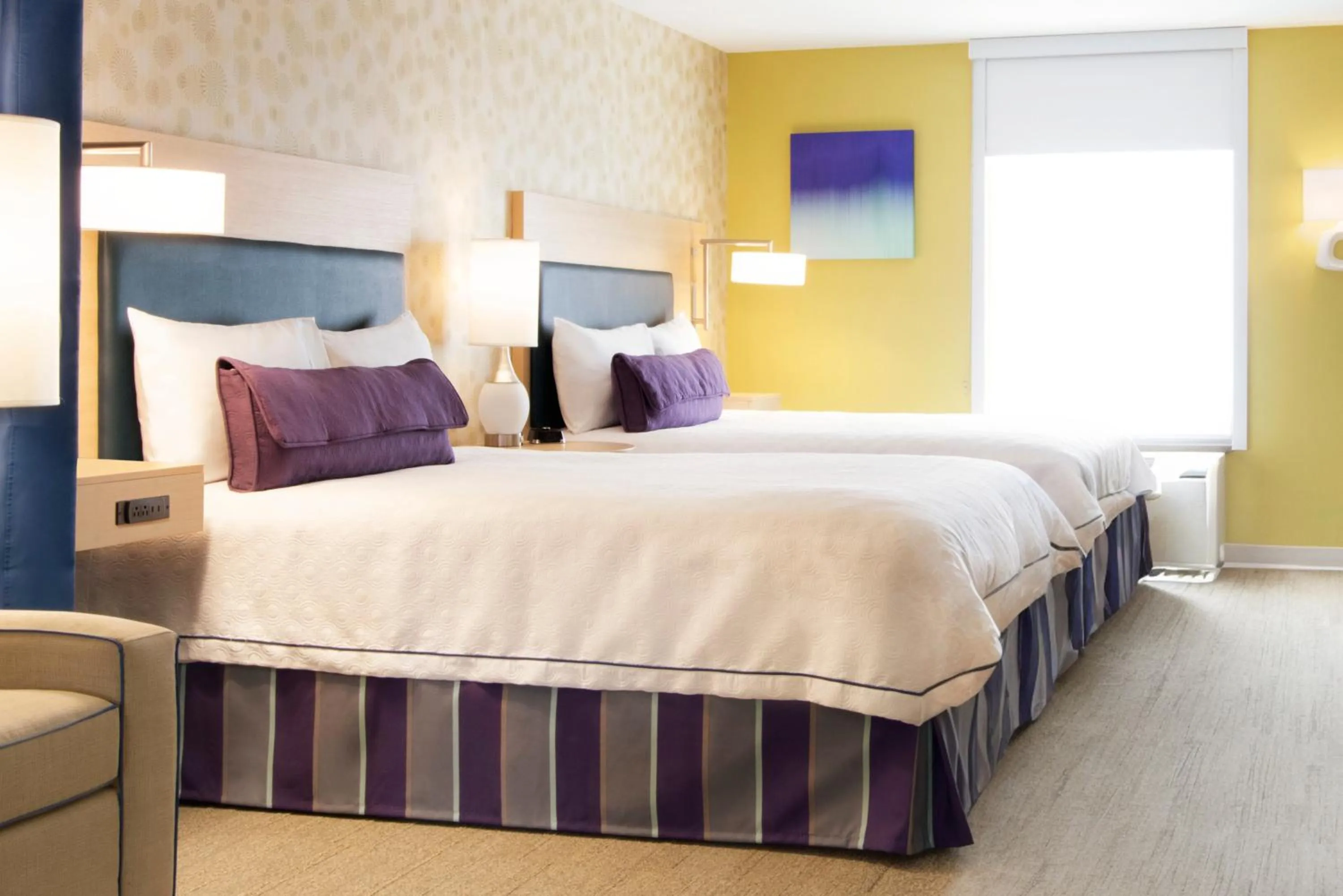 Bed in Home2 Suites by Hilton Fort St. John