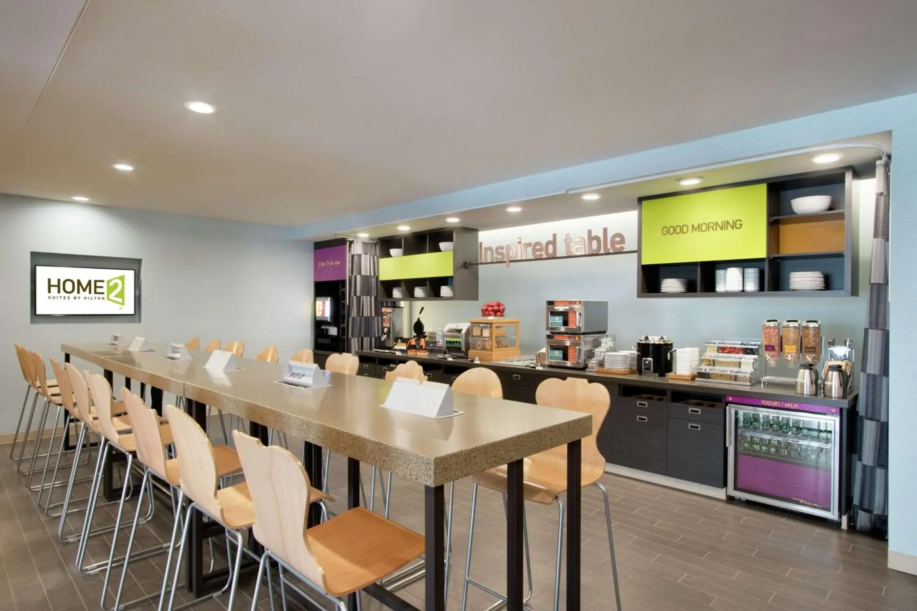 Breakfast in Home2 Suites by Hilton Fort St. John Breakfast in Home2 Suites by Hilton Fort St. John