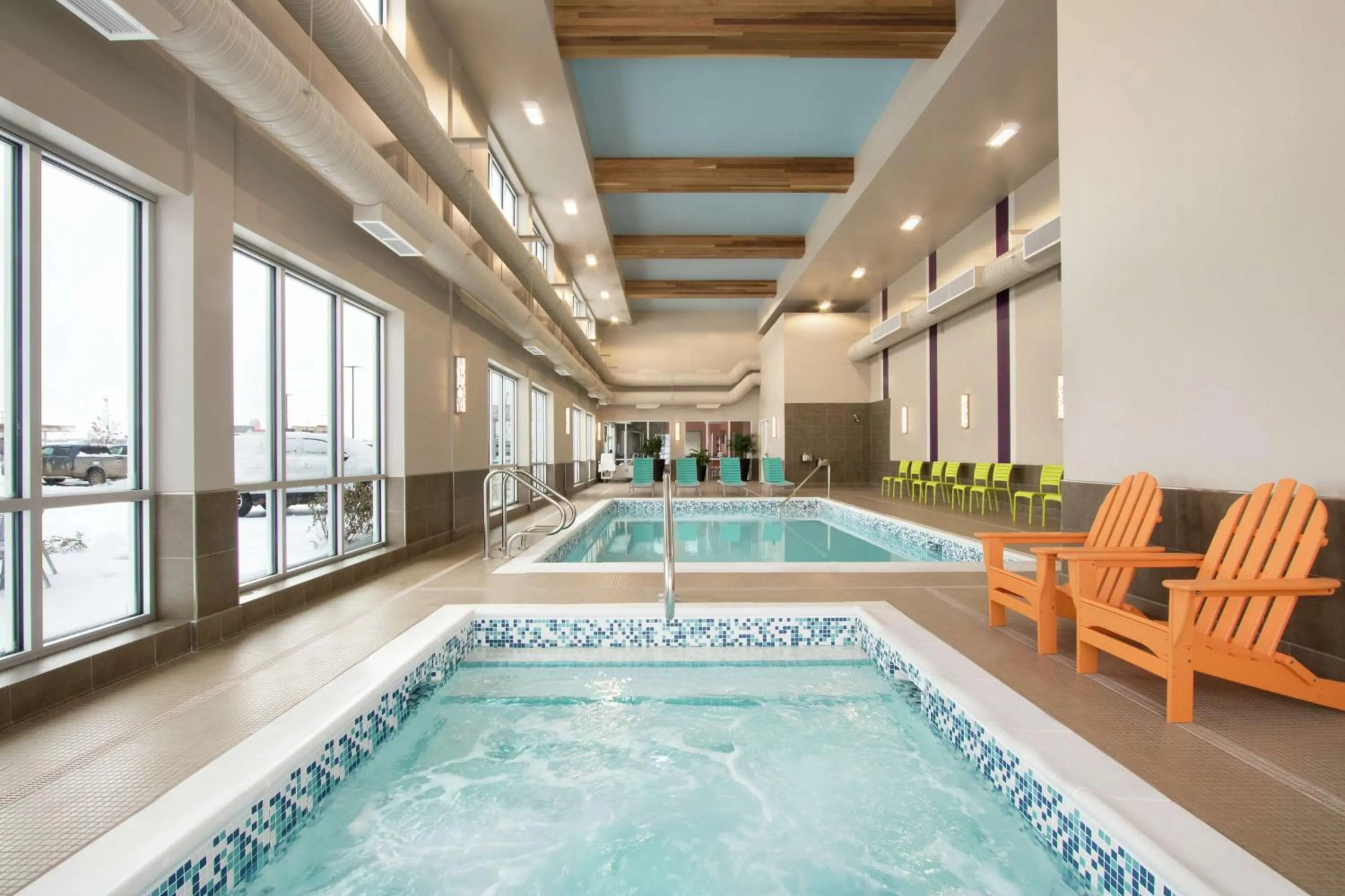 Swimming pool in Home2 Suites by Hilton Fort St. John