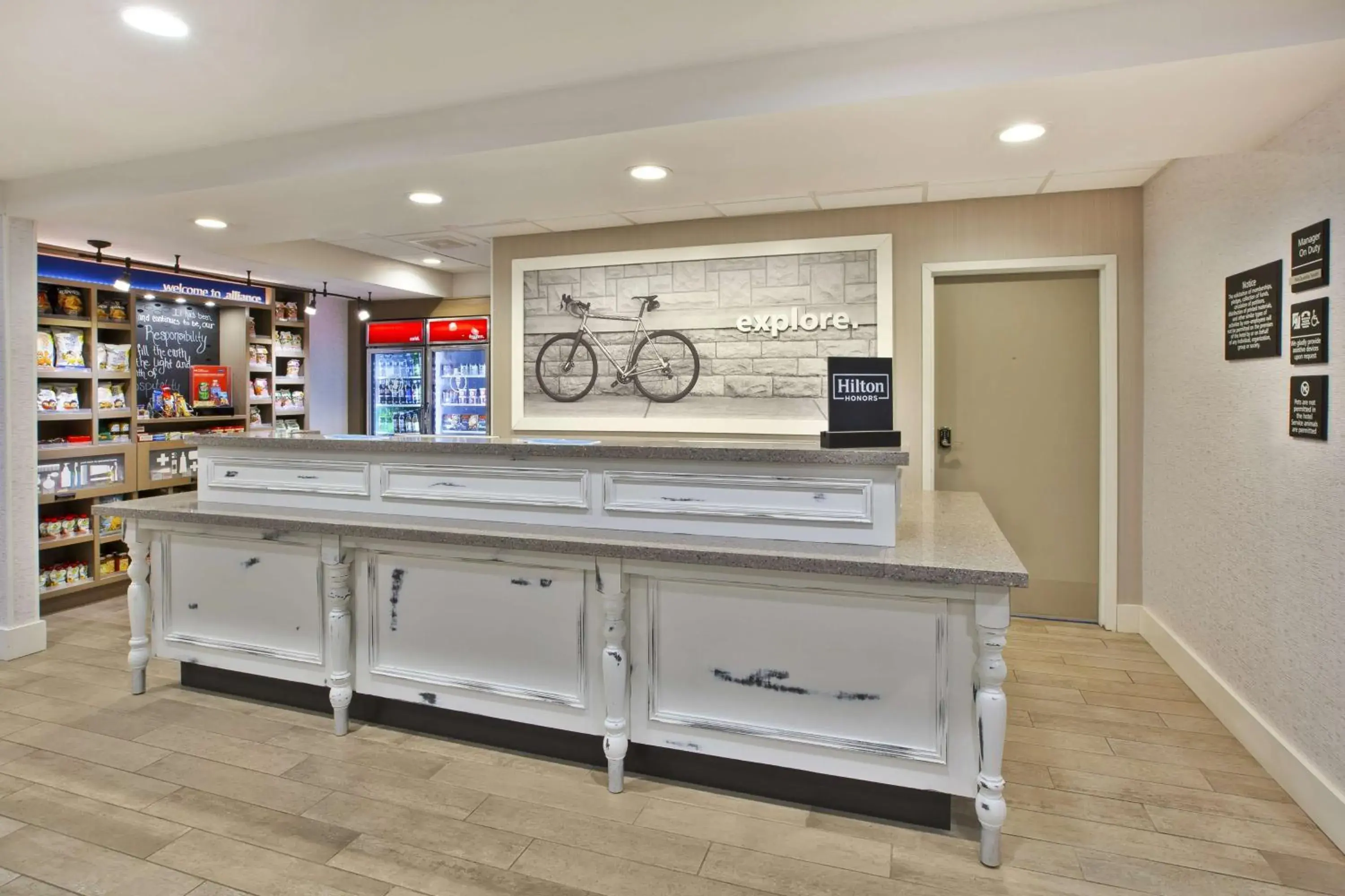 Lobby or reception in Hampton Inn & Suites Alliance Lobby or reception in Hampton Inn & Suites Alliance