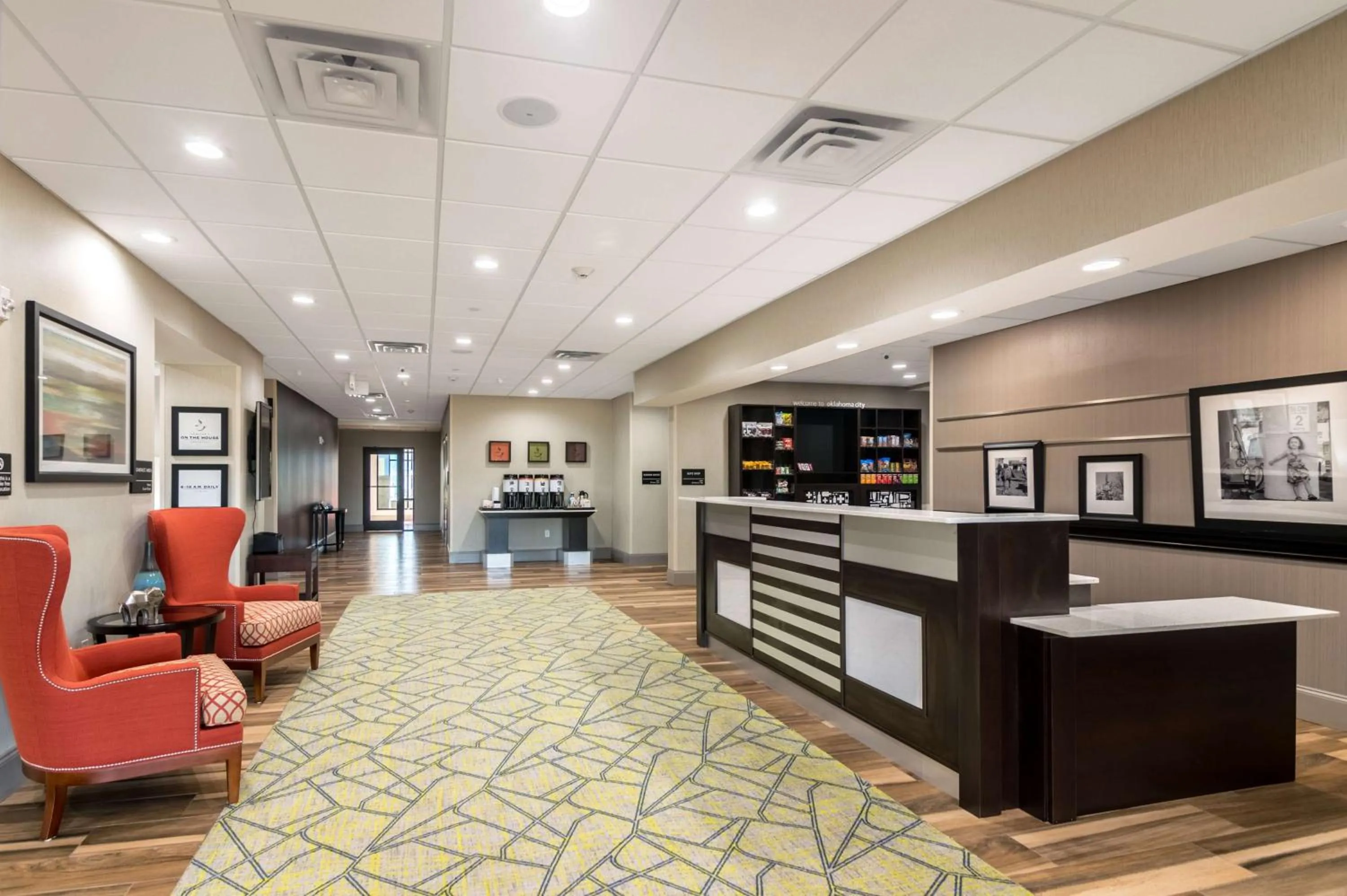 Lobby or reception in Hampton Inn Oklahoma City Northeast OK