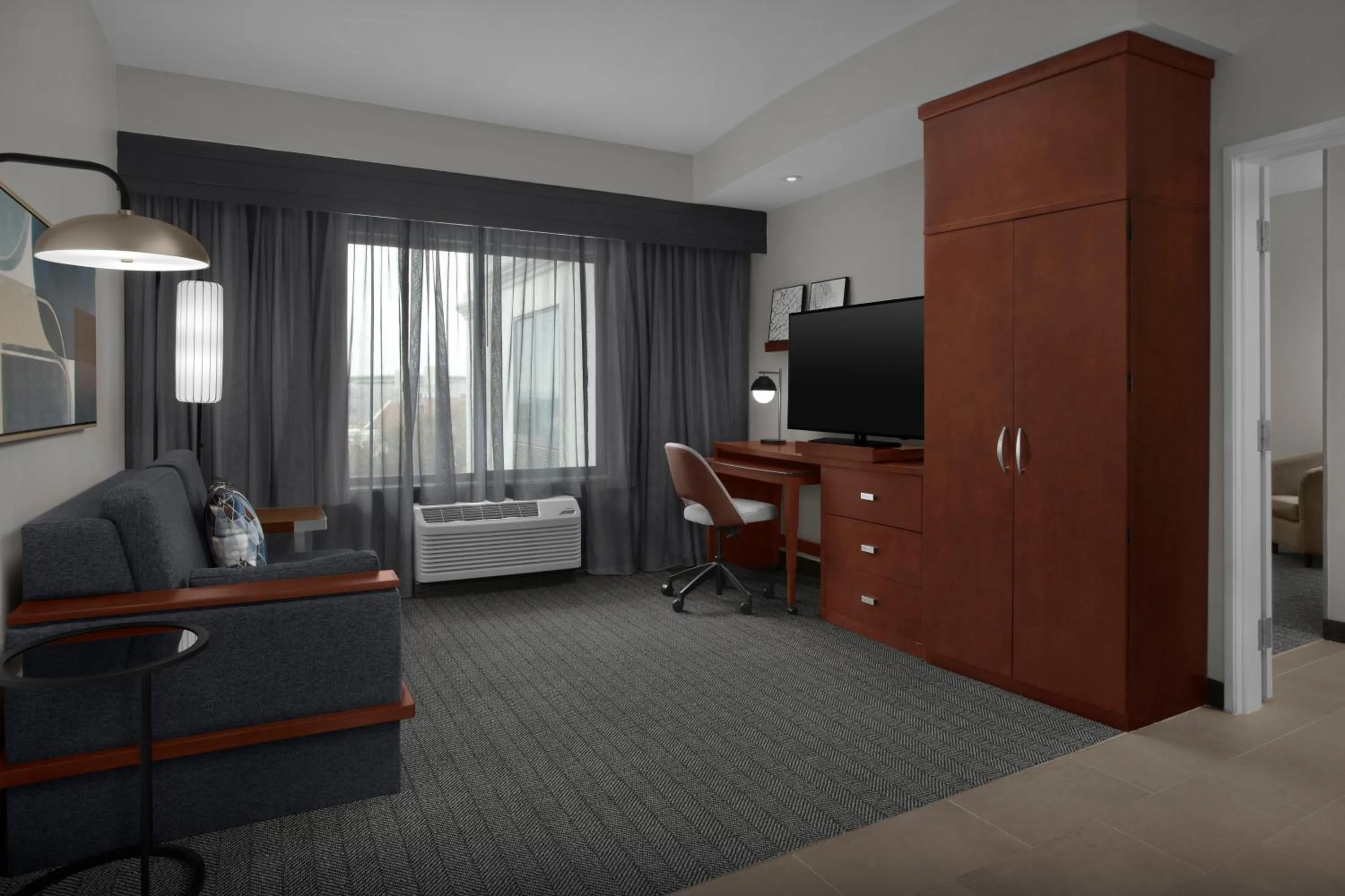 Living room in Courtyard by Marriott San Antonio SeaWorld Westover Hills