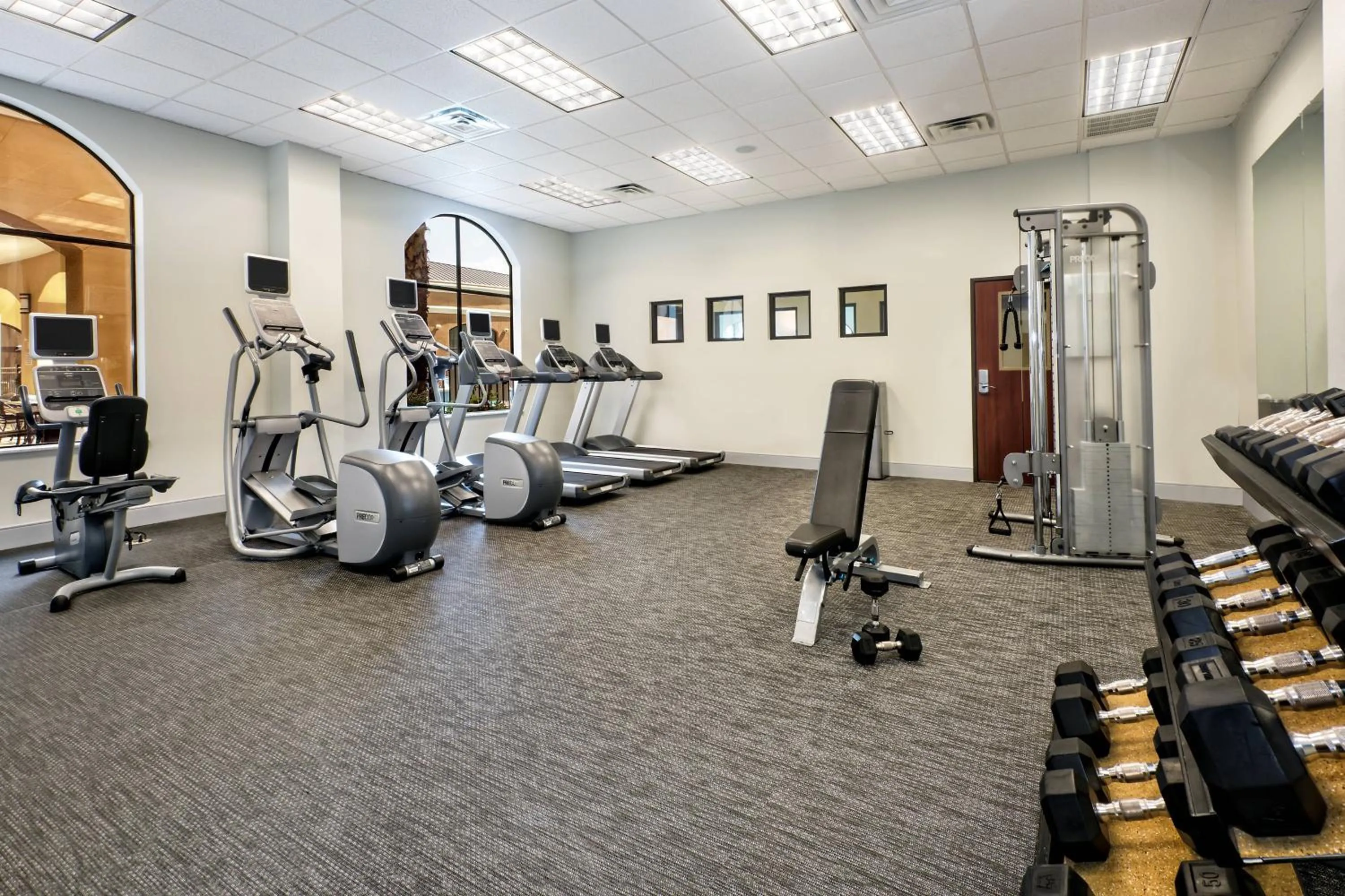 Fitness centre/facilities in Courtyard by Marriott San Antonio SeaWorld Westover Hills