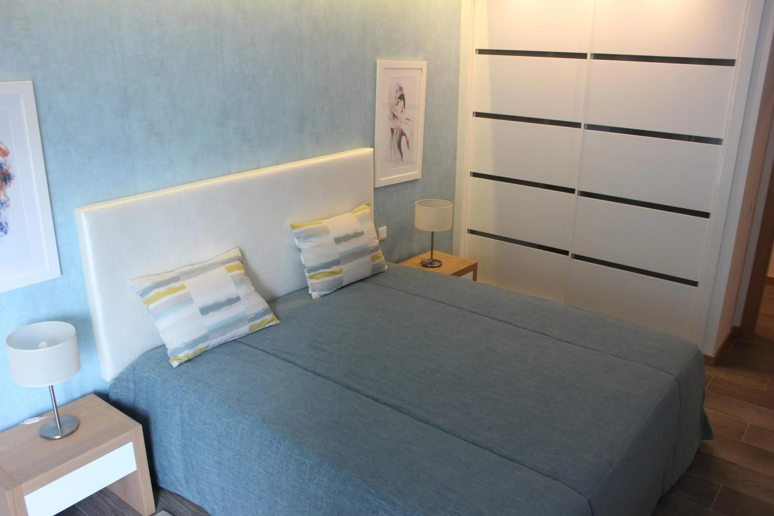 Bed in Apartamentos Turisticos da Nazare