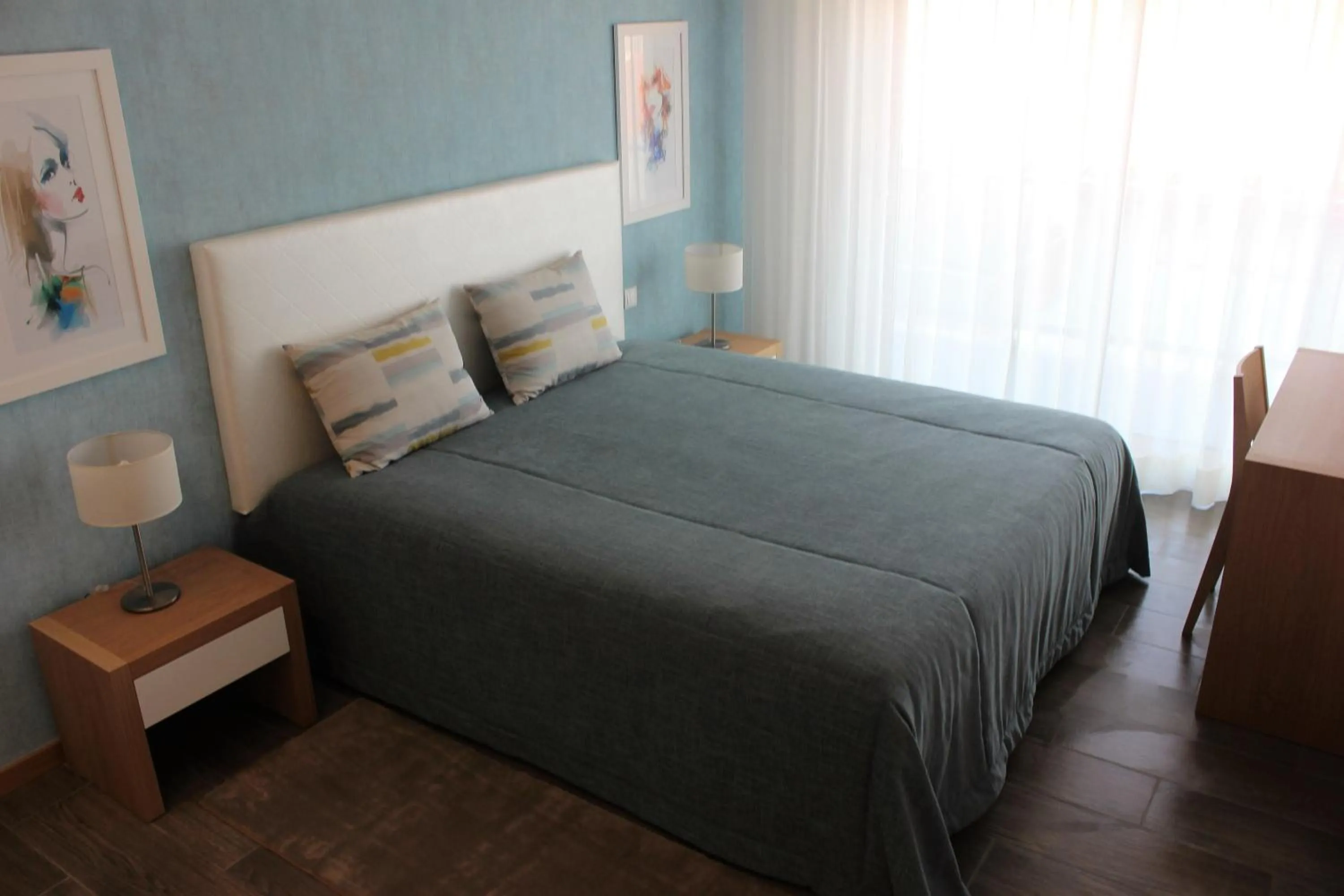 Bed in Apartamentos Turisticos da Nazare