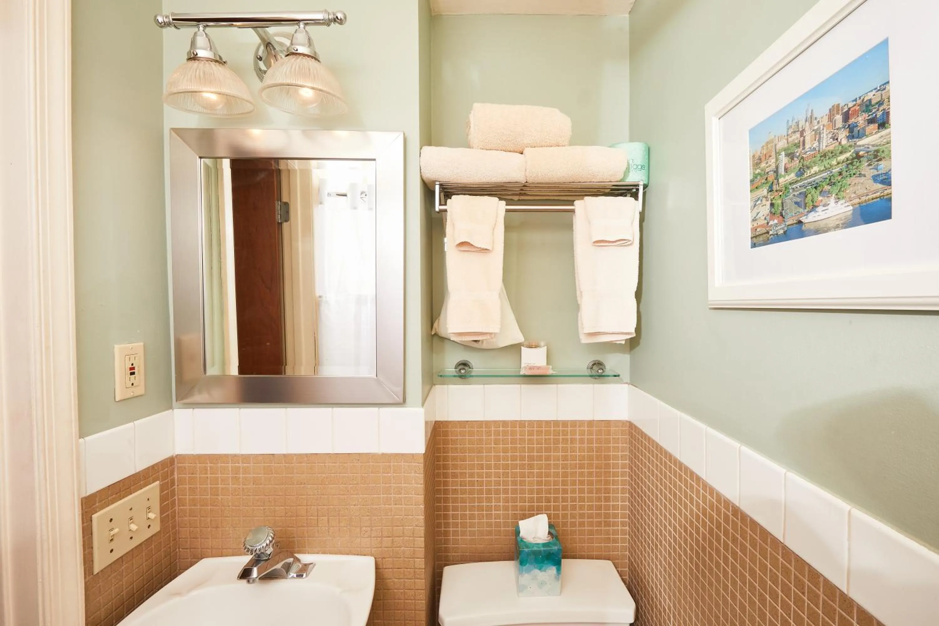 Bathroom in Alexander Inn