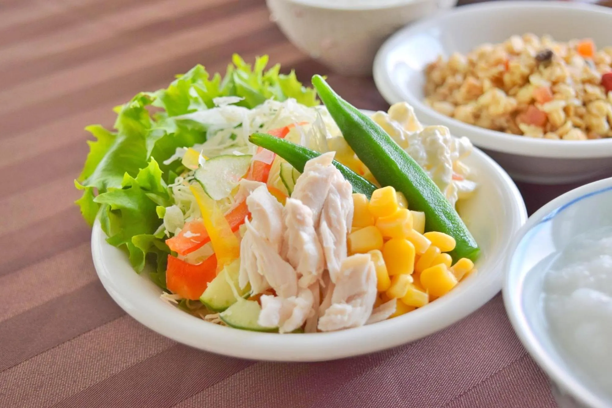 Buffet breakfast in Izumo Royal Hotel