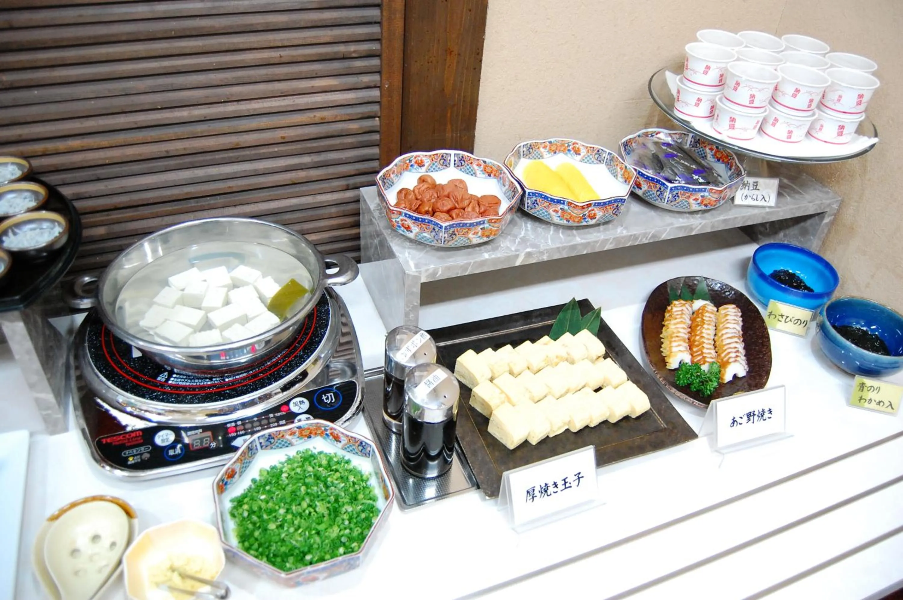 Buffet breakfast in Izumo Royal Hotel