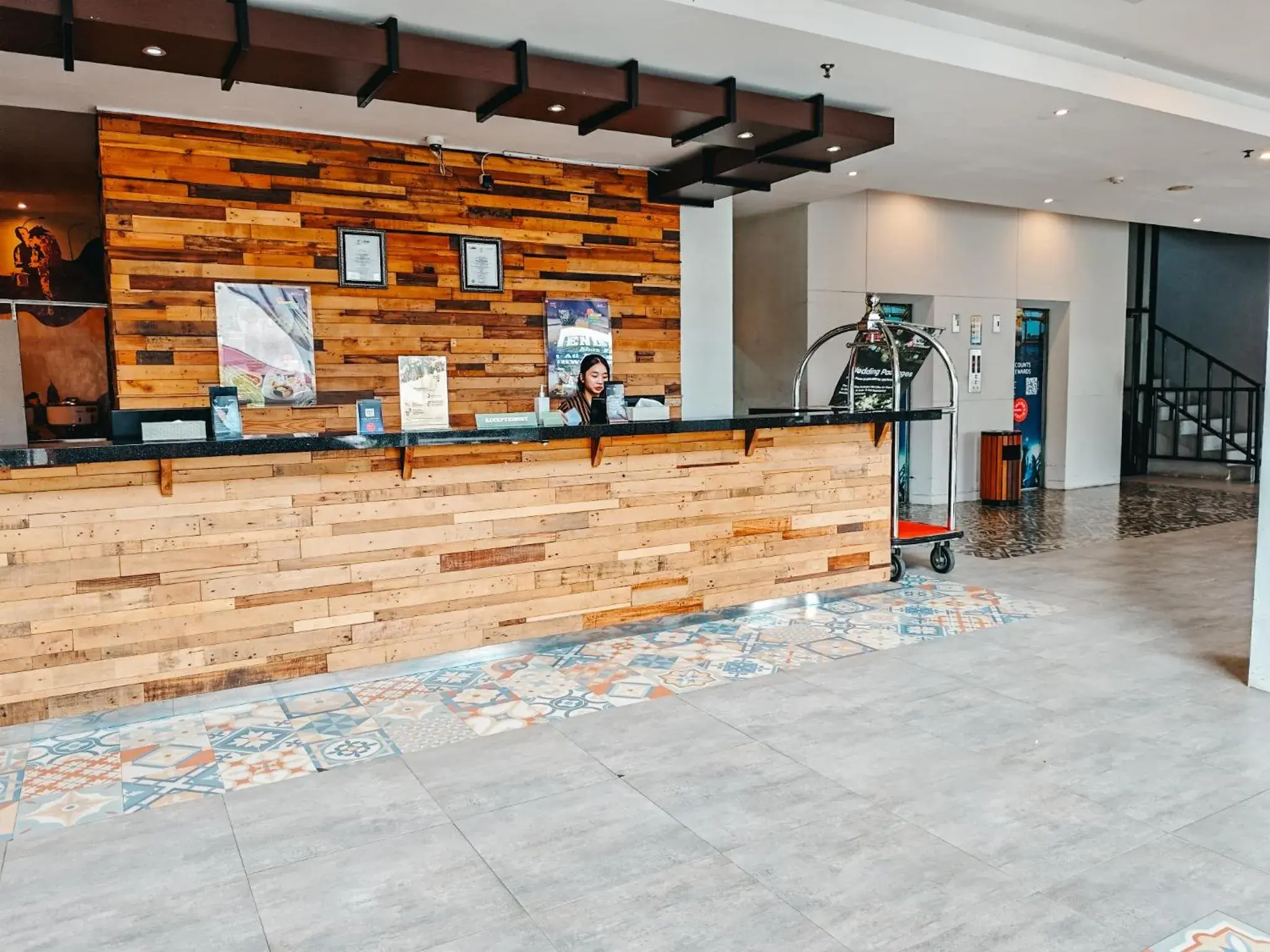 Lobby or reception in Meotel Purwokerto Lobby or reception in Meotel Purwokerto