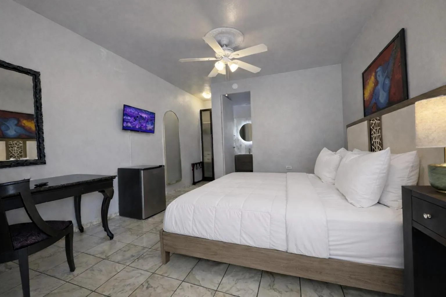 Bed in Coral Princess Hotel