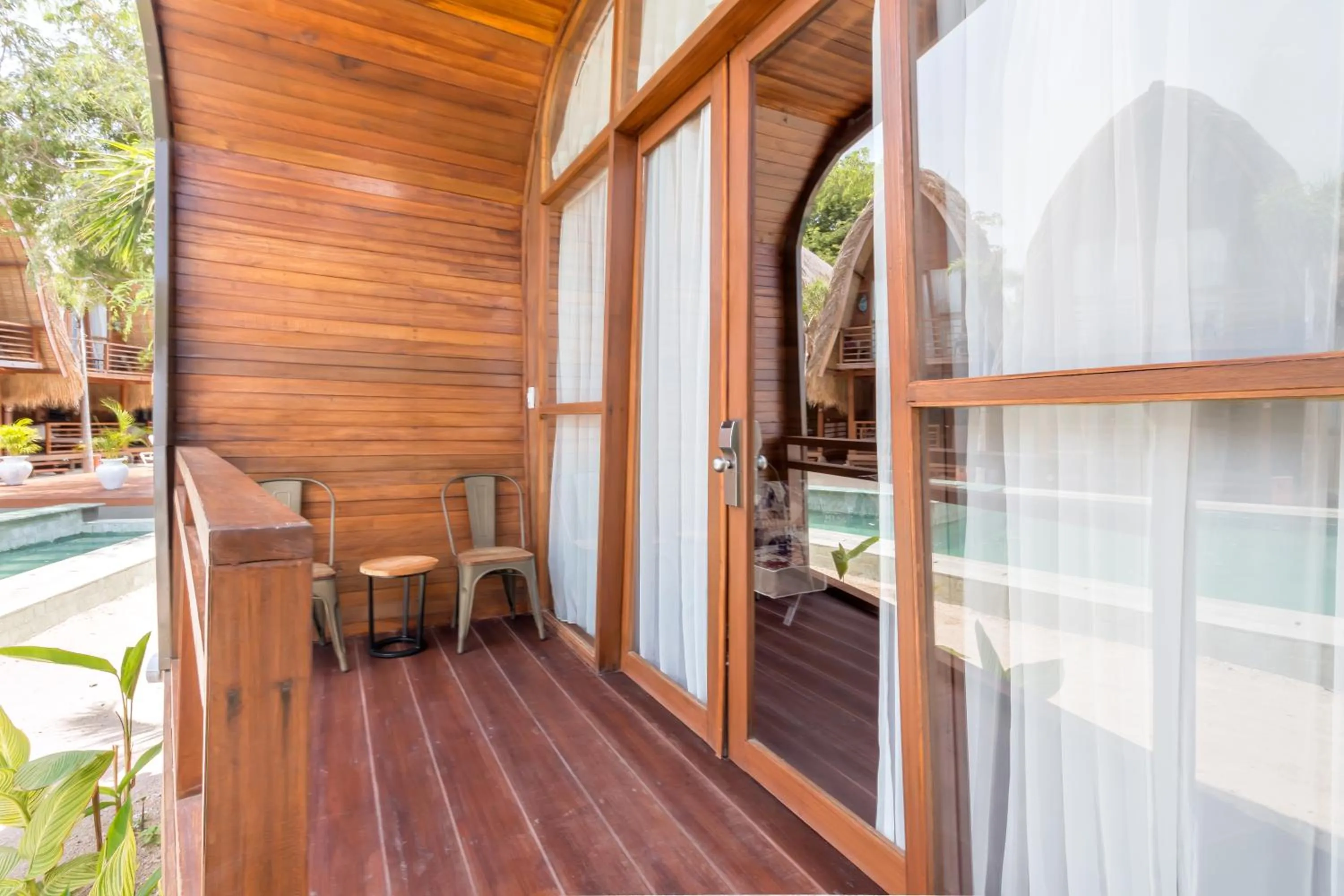 Balcony/Terrace in Mola2 Resort Gili Air