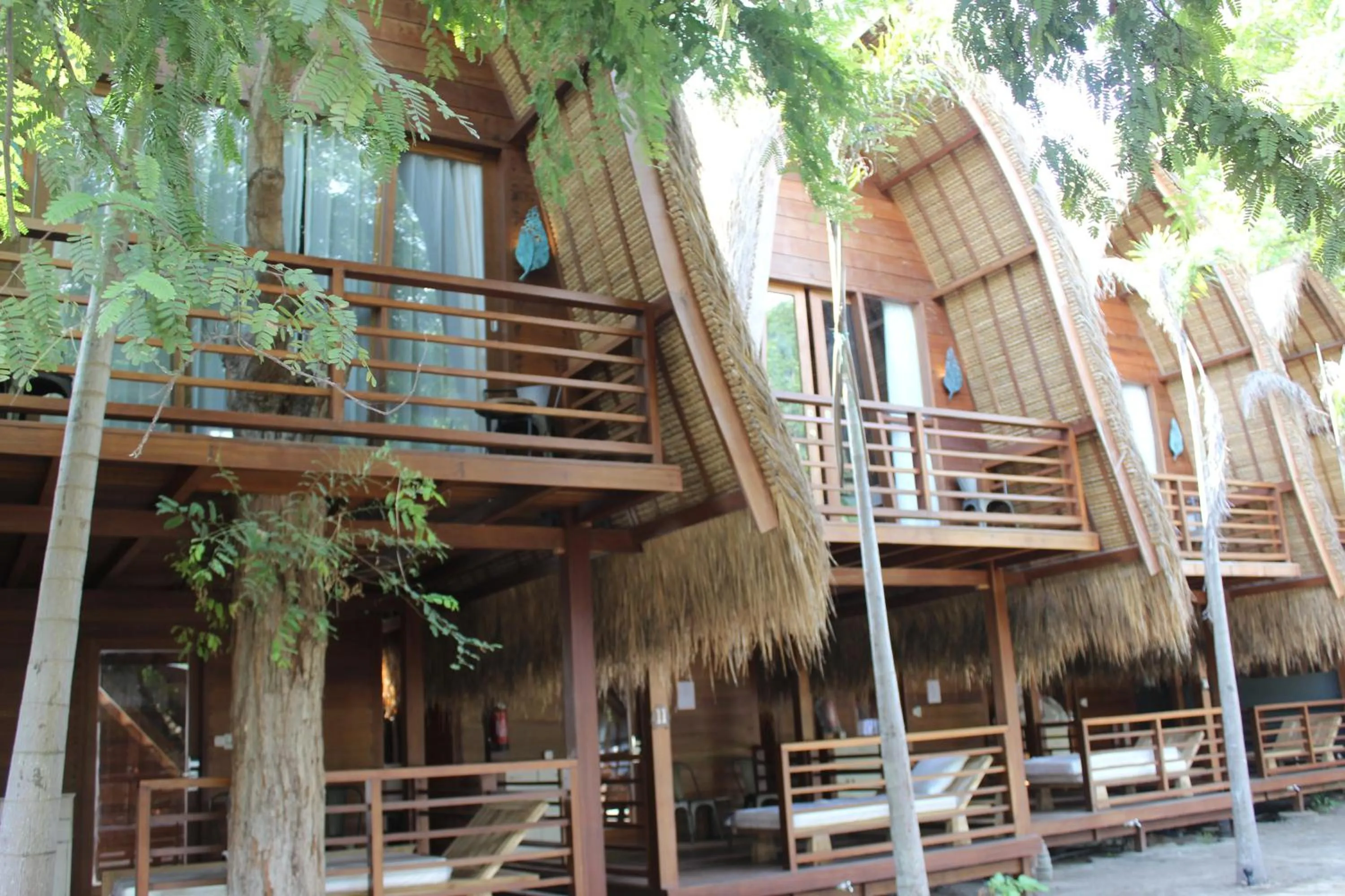 Balcony/Terrace in Mola2 Resort Gili Air