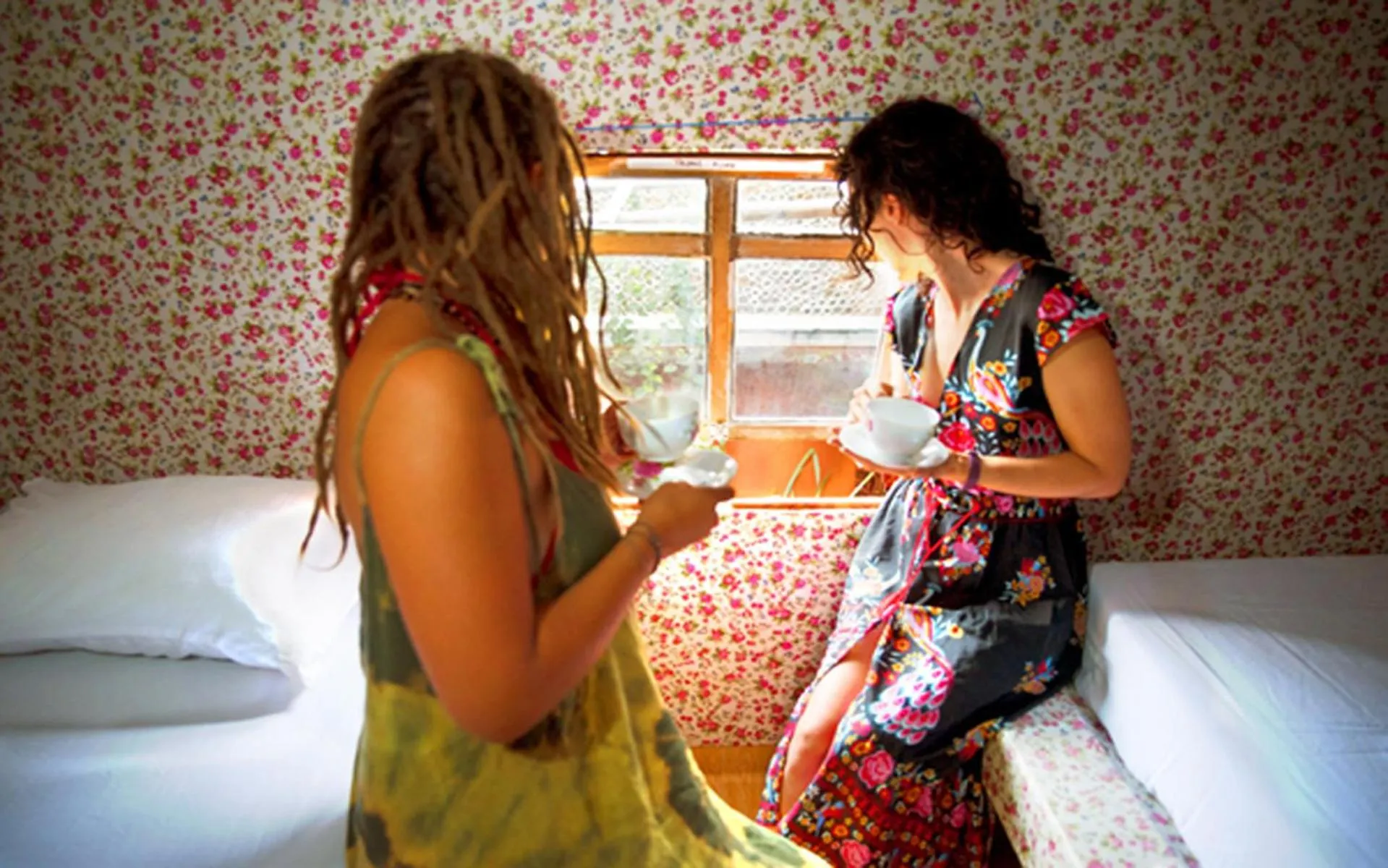 Garden view, Bed in The Rabbit Tree Hostel