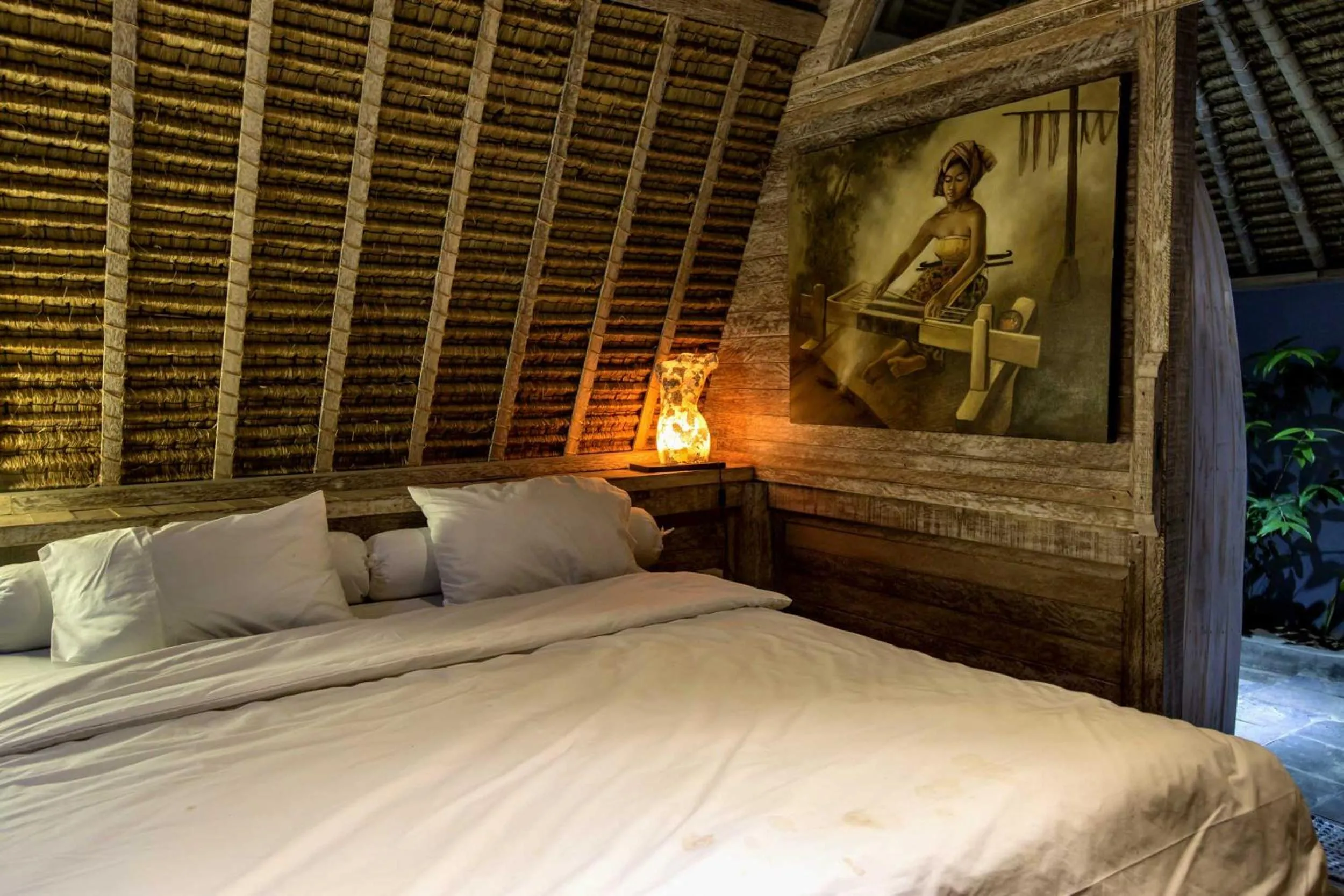 Bed in Gipsy Beach Bungalows