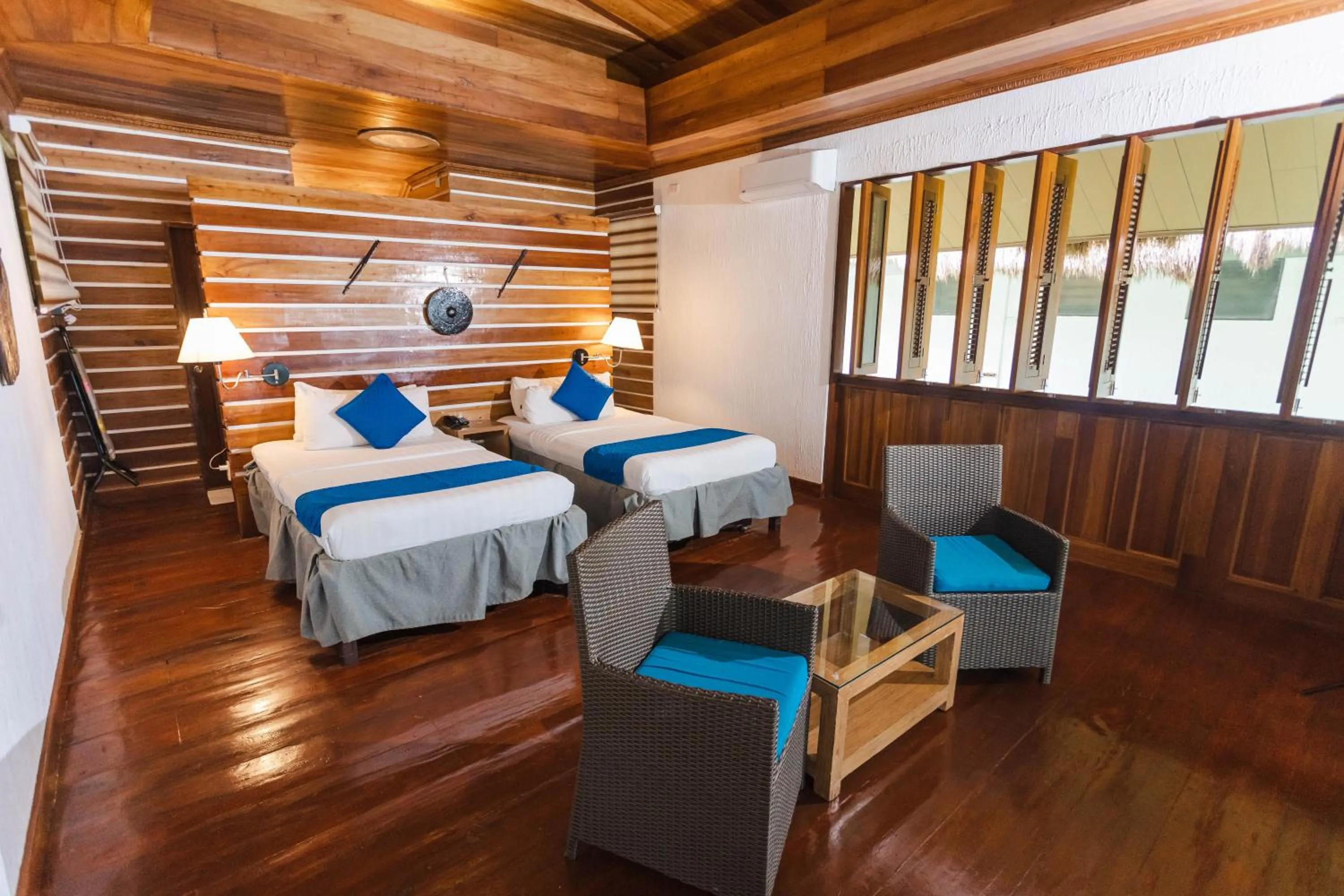 Bedroom, Bed in Daluyon Beach and Mountain Resort