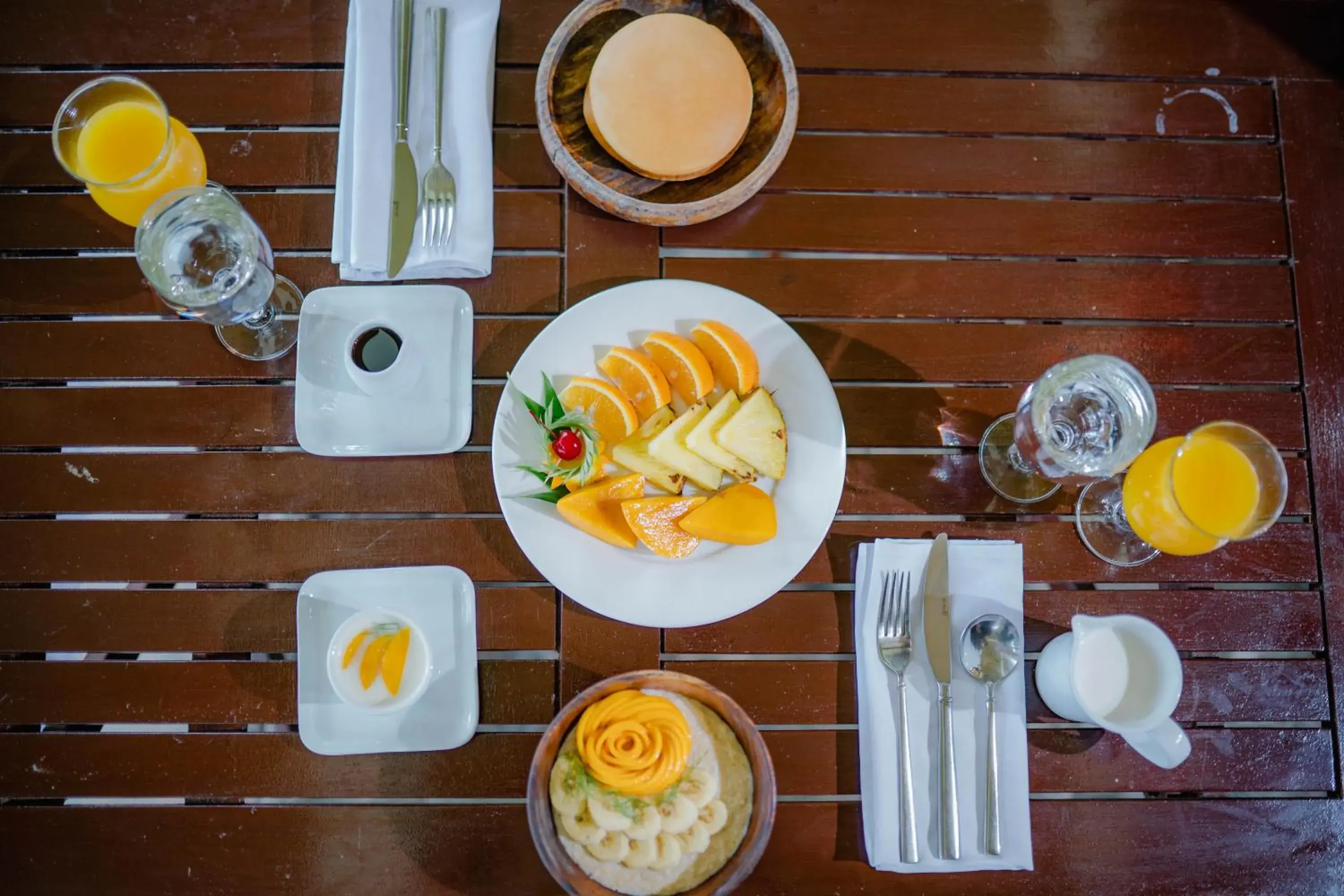 Breakfast in Daluyon Beach and Mountain Resort Breakfast in Daluyon Beach and Mountain Resort