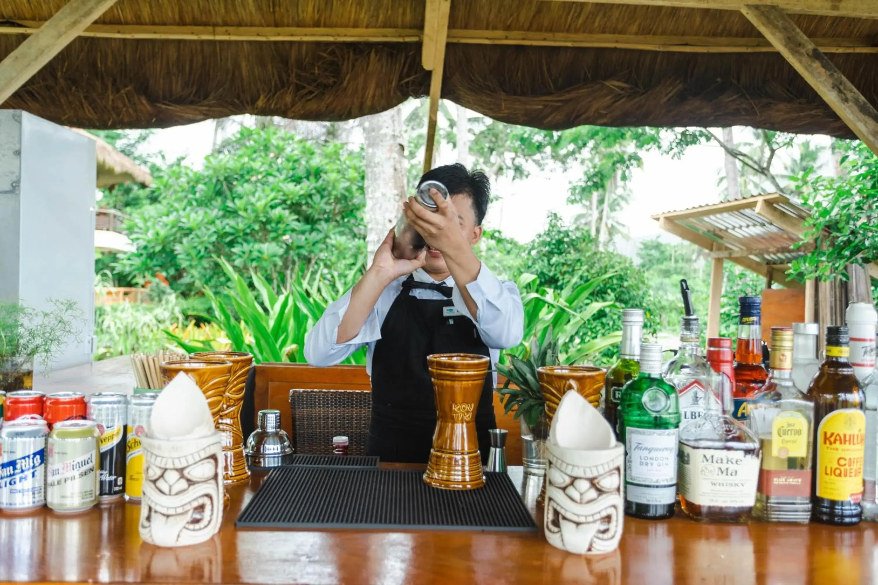 Lounge or bar in Daluyon Beach and Mountain Resort Lounge or bar in Daluyon Beach and Mountain Resort