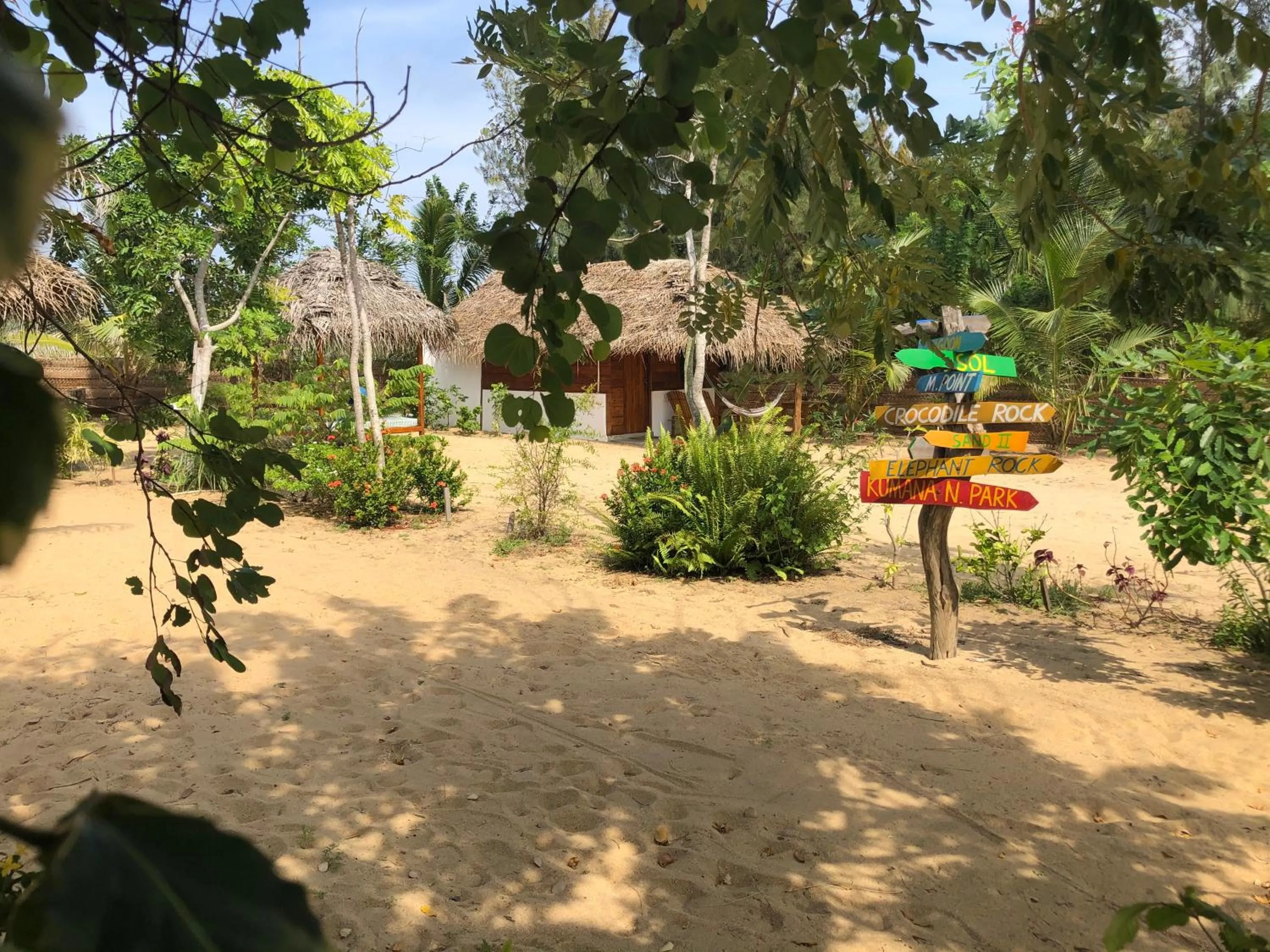 Garden in Kadjan villa