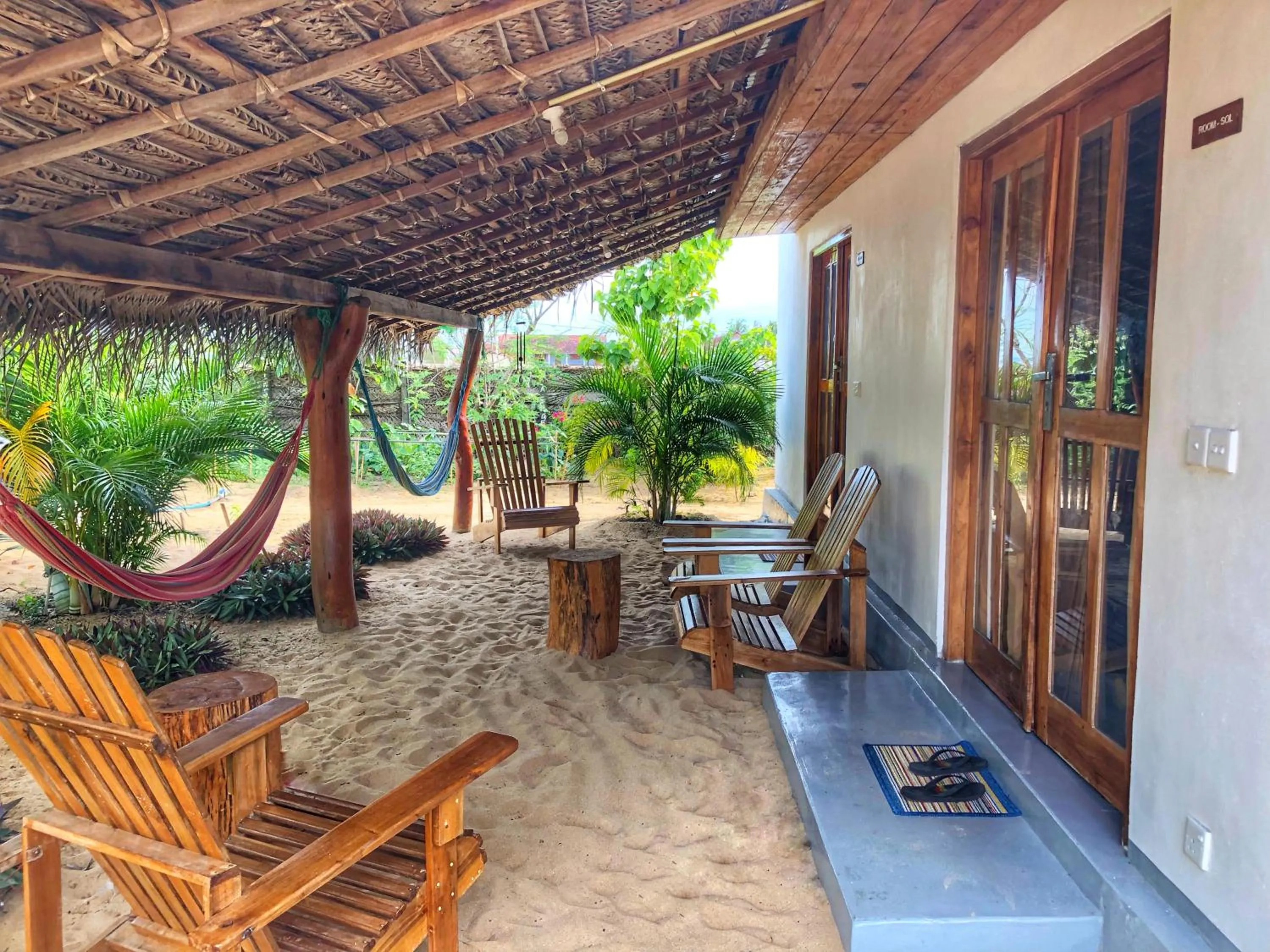 Patio in Kadjan villa