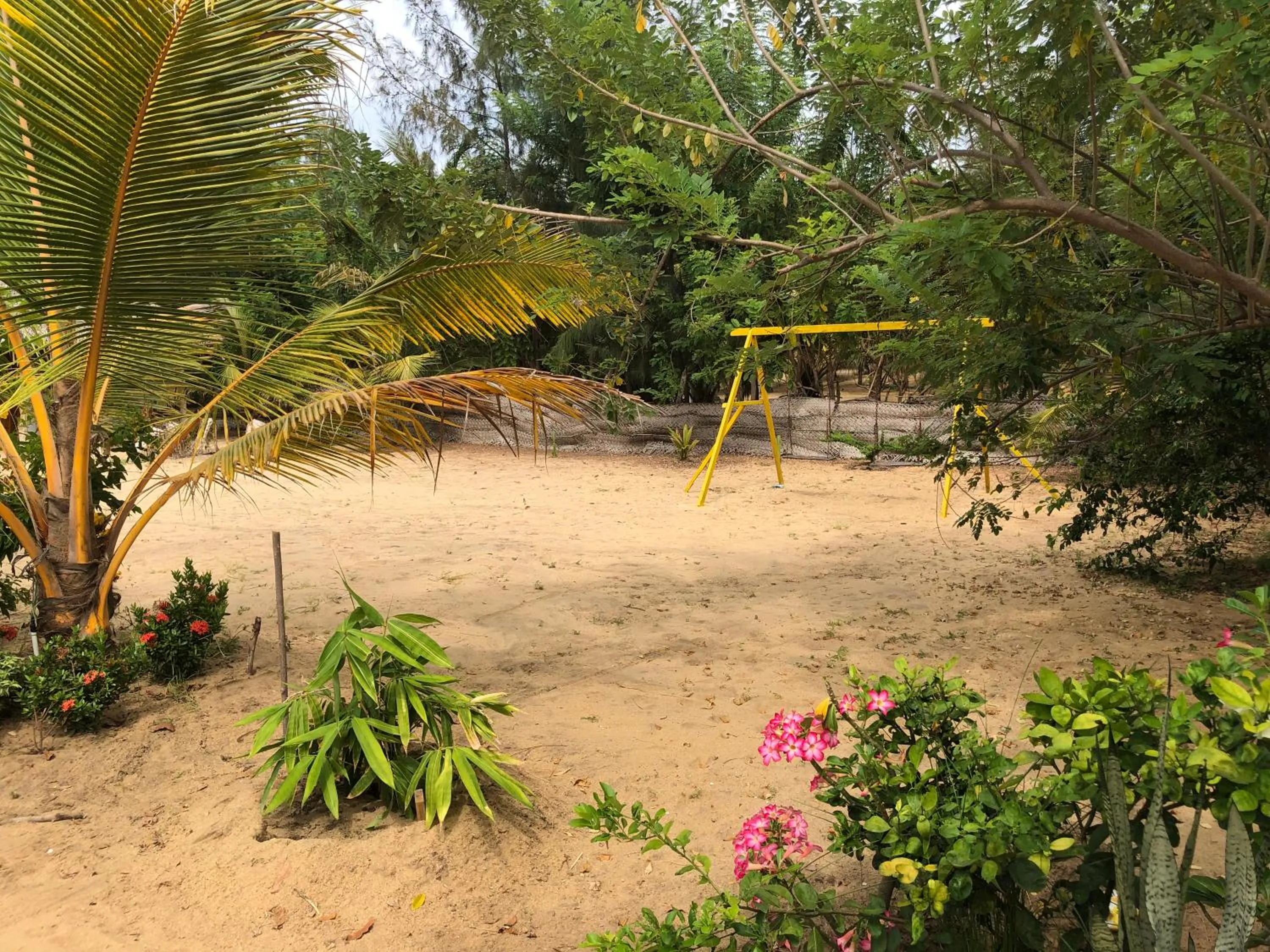 Garden view in Kadjan villa