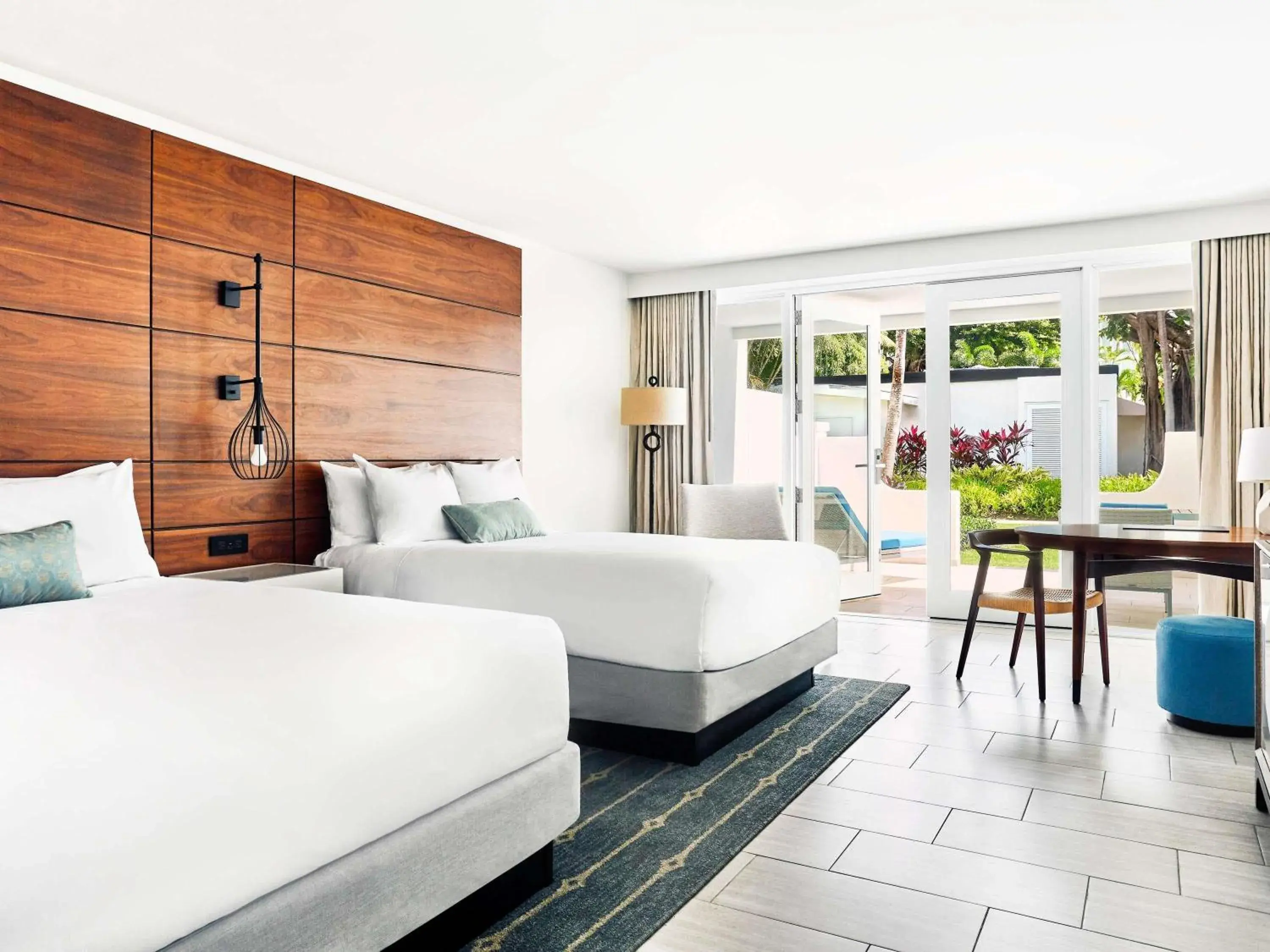 Poolside Villa with Two Queen Beds and Terrace in Fairmont El San Juan Hotel Poolside Villa with Two Queen Beds and Terrace in Fairmont El San Juan Hotel