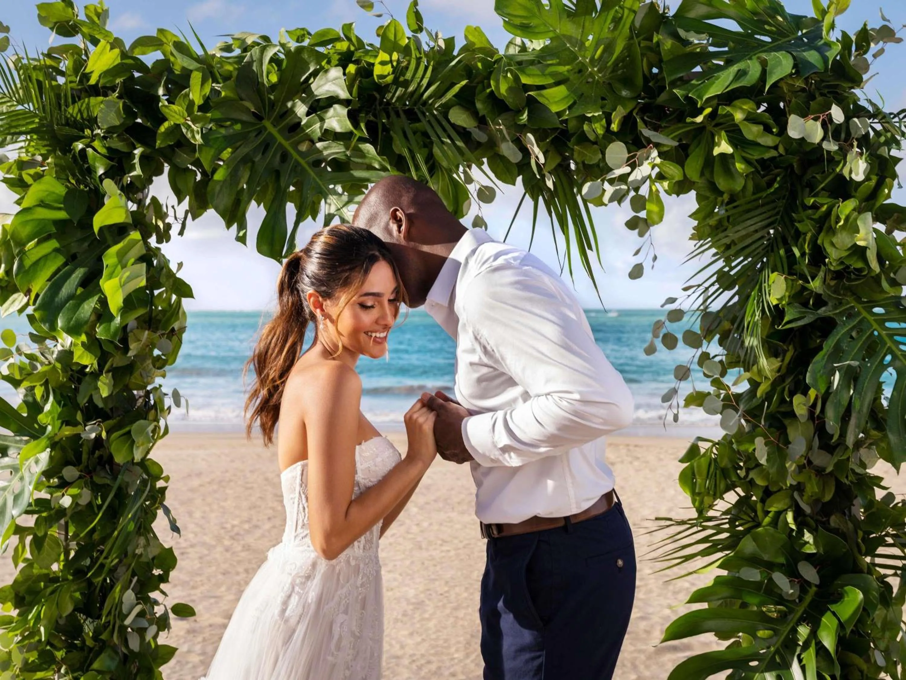 wedding in Fairmont El San Juan Hotel