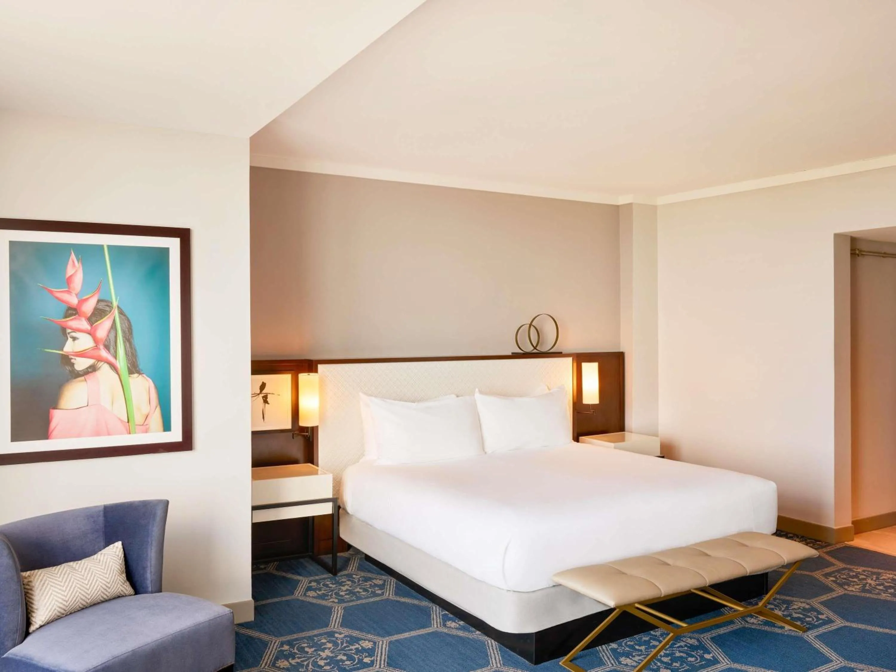 Bedroom, Bed in Fairmont El San Juan Hotel