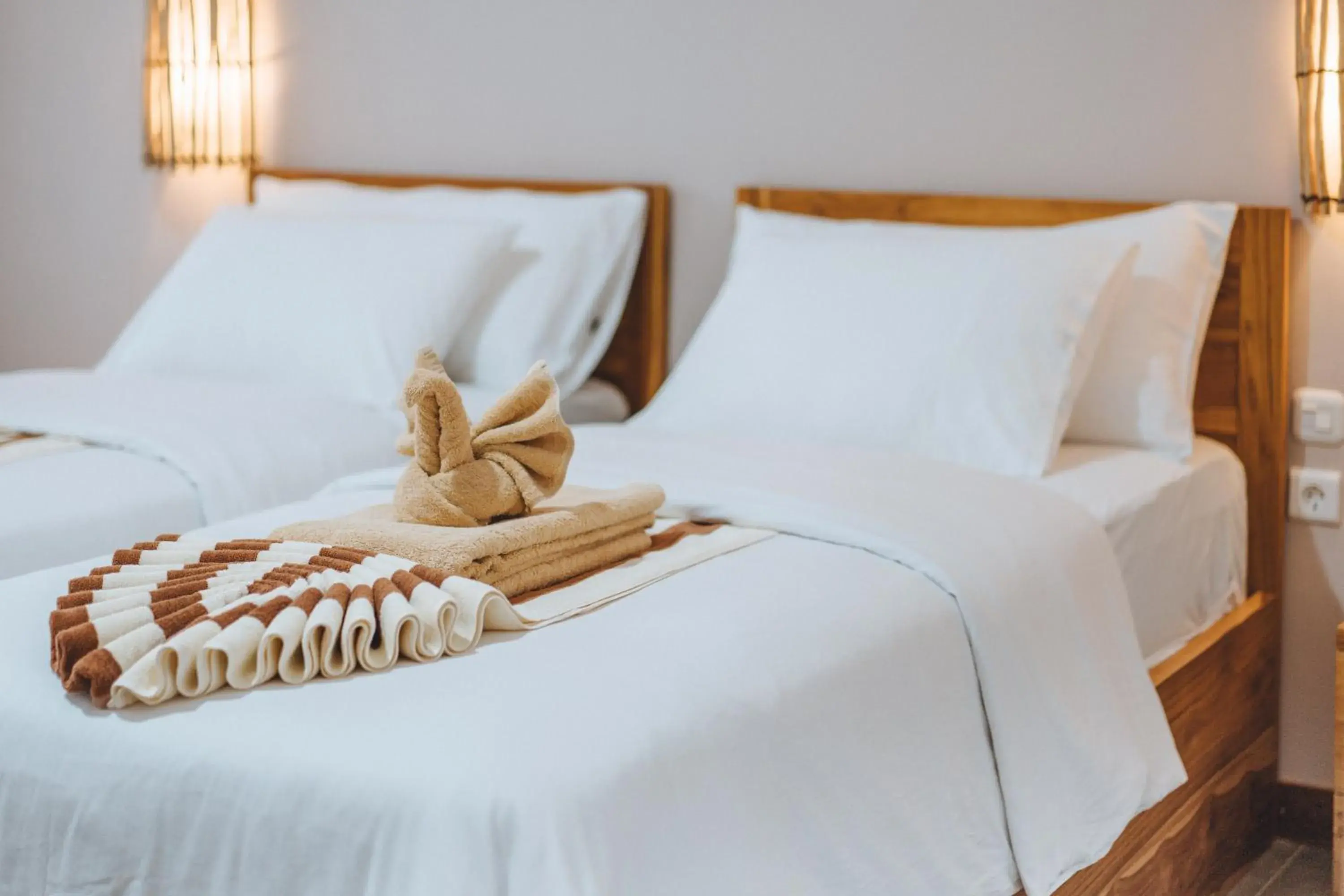 Deluxe Twin Room in Blue Marlin Dive Gili Air Deluxe Twin Room in Blue Marlin Dive Gili Air