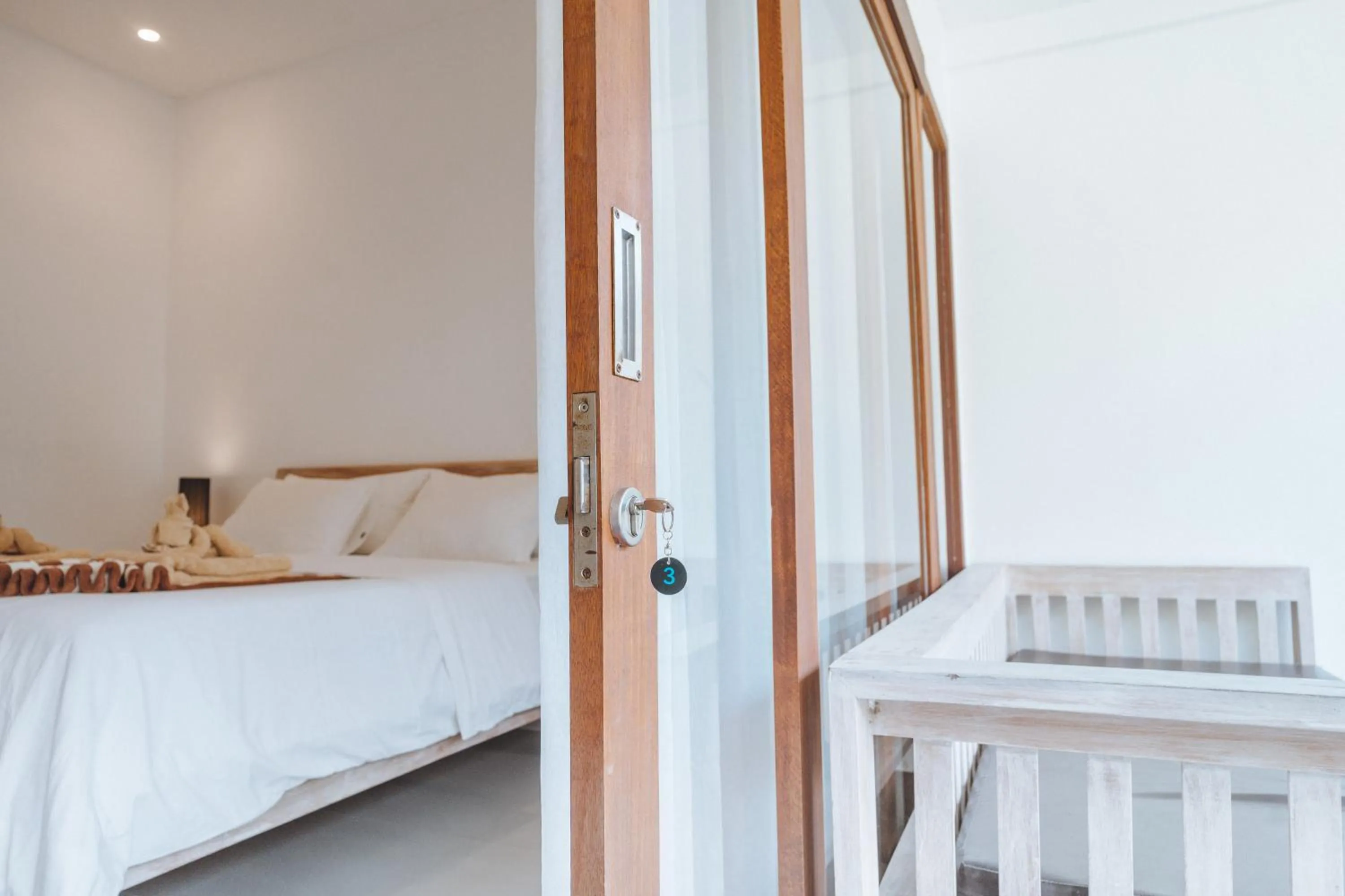 Balcony/Terrace, Bed in Blue Marlin Dive Gili Air