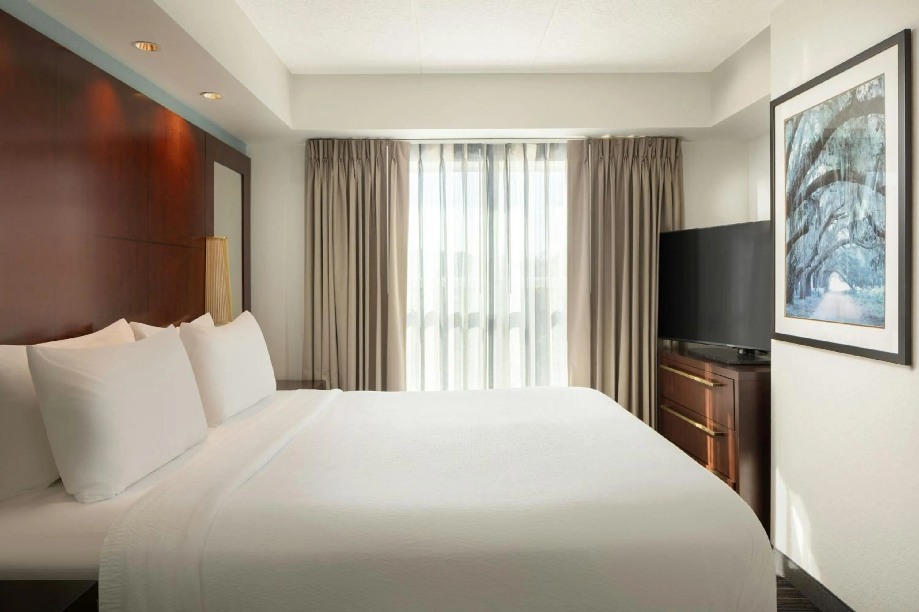 Bedroom, Bed in Residence Inn by Marriott Amelia Island