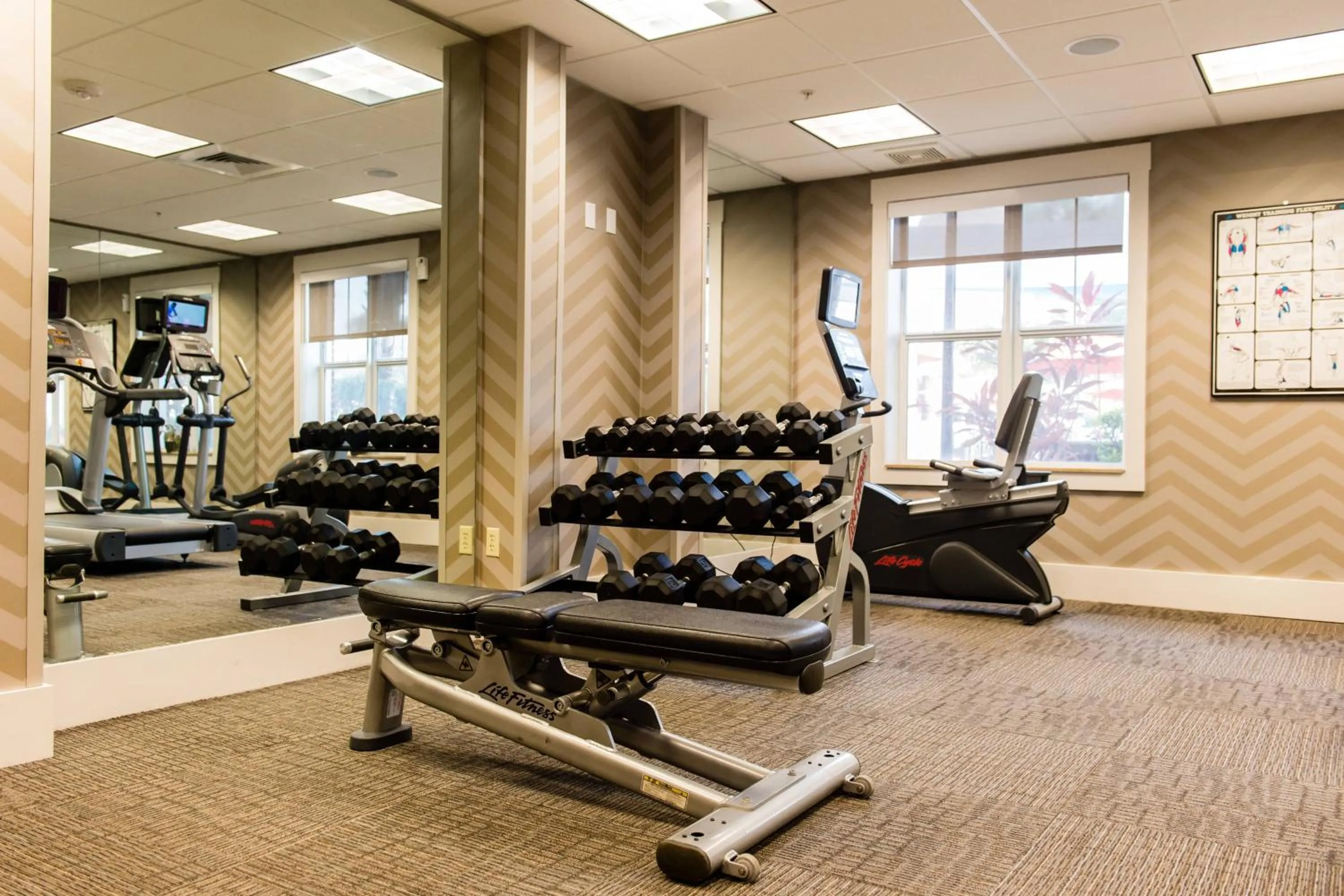 Fitness centre/facilities in Residence Inn by Marriott Amelia Island