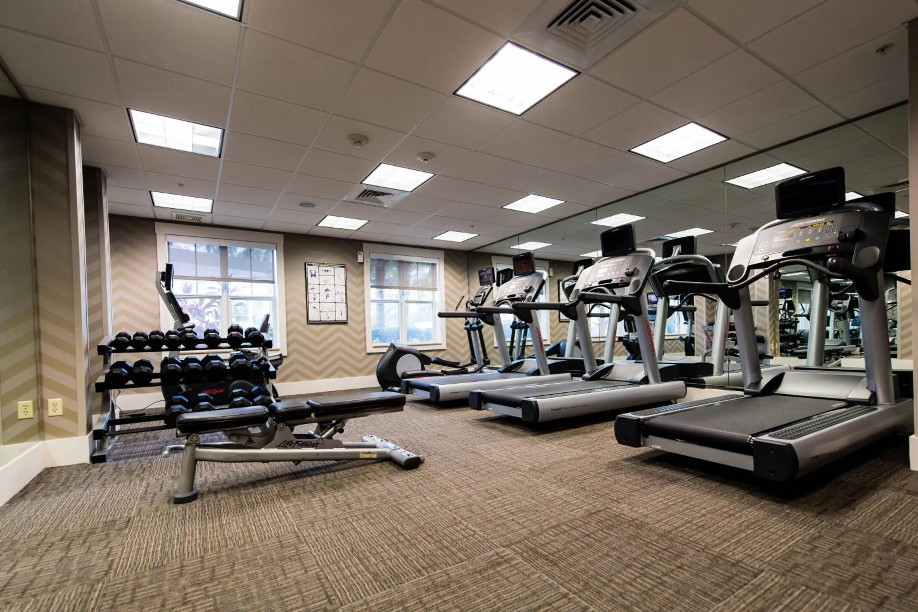 Fitness centre/facilities in Residence Inn by Marriott Amelia Island