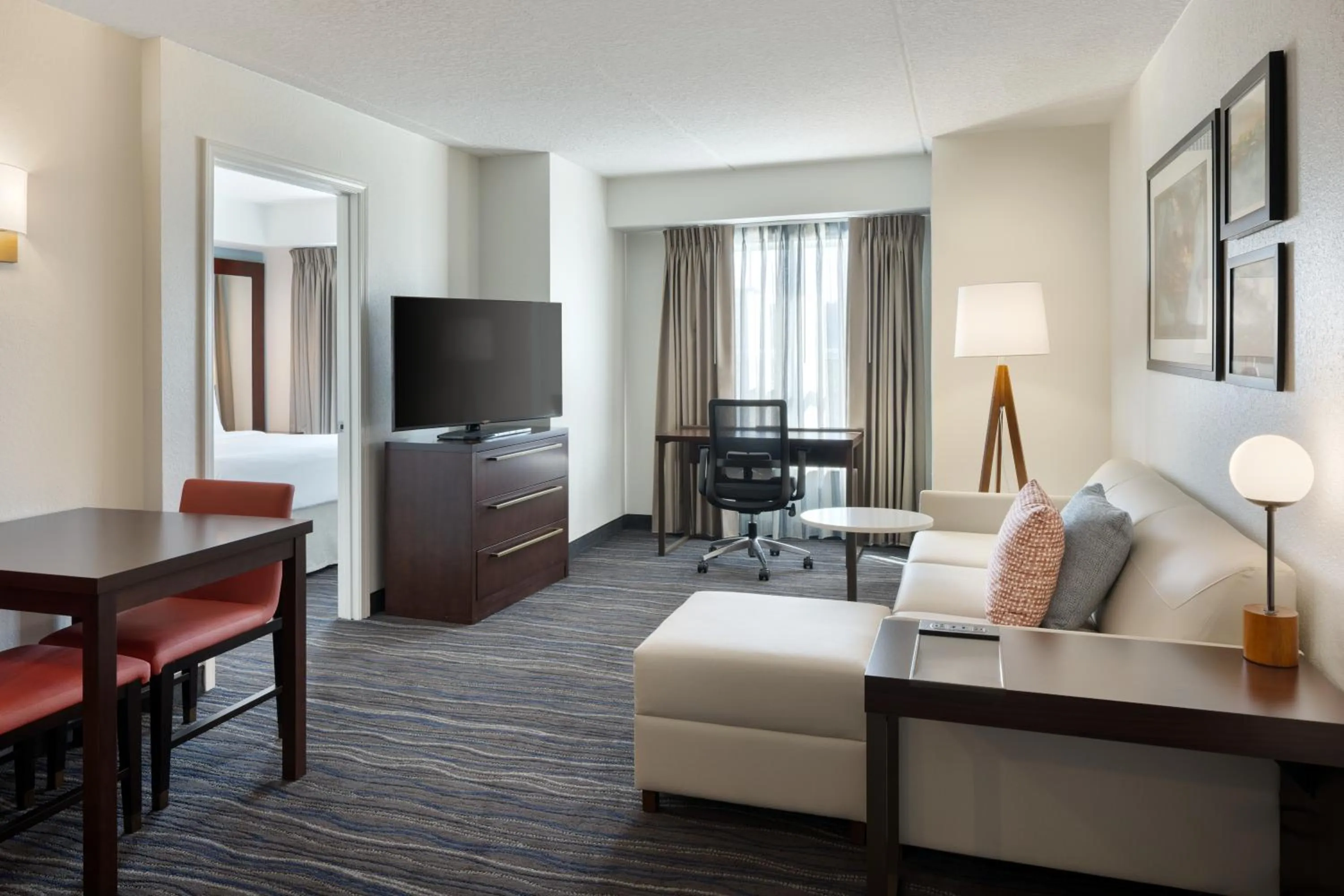 Living room, Bed in Residence Inn by Marriott Amelia Island
