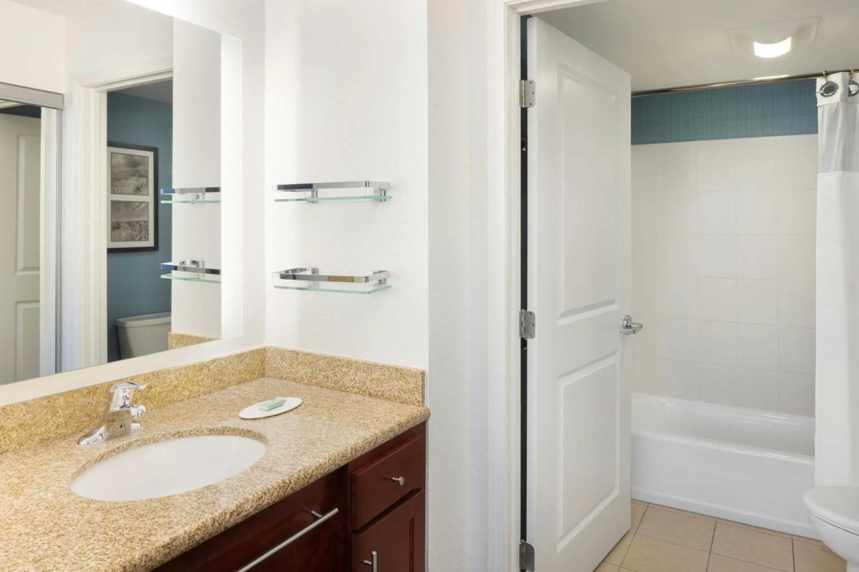 Bathroom in Residence Inn by Marriott Amelia Island