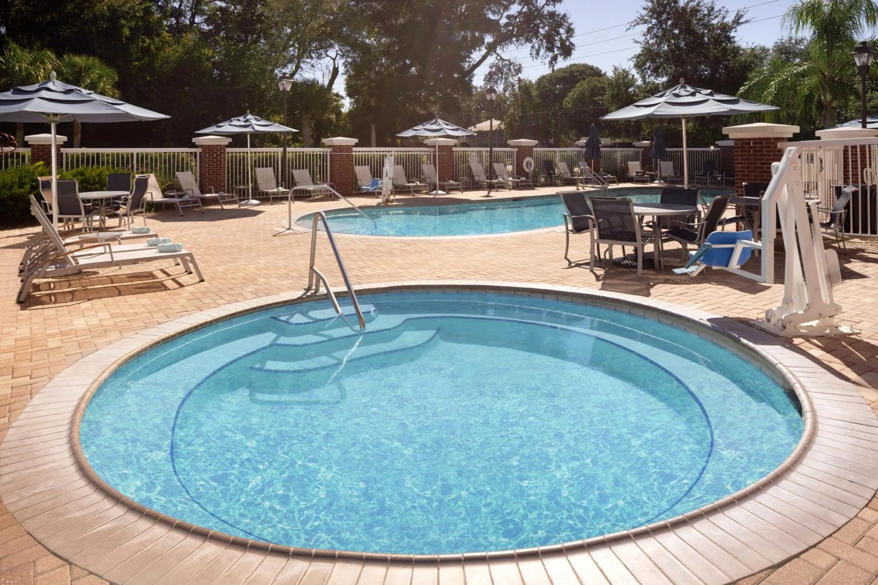 Patio in Residence Inn by Marriott Amelia Island