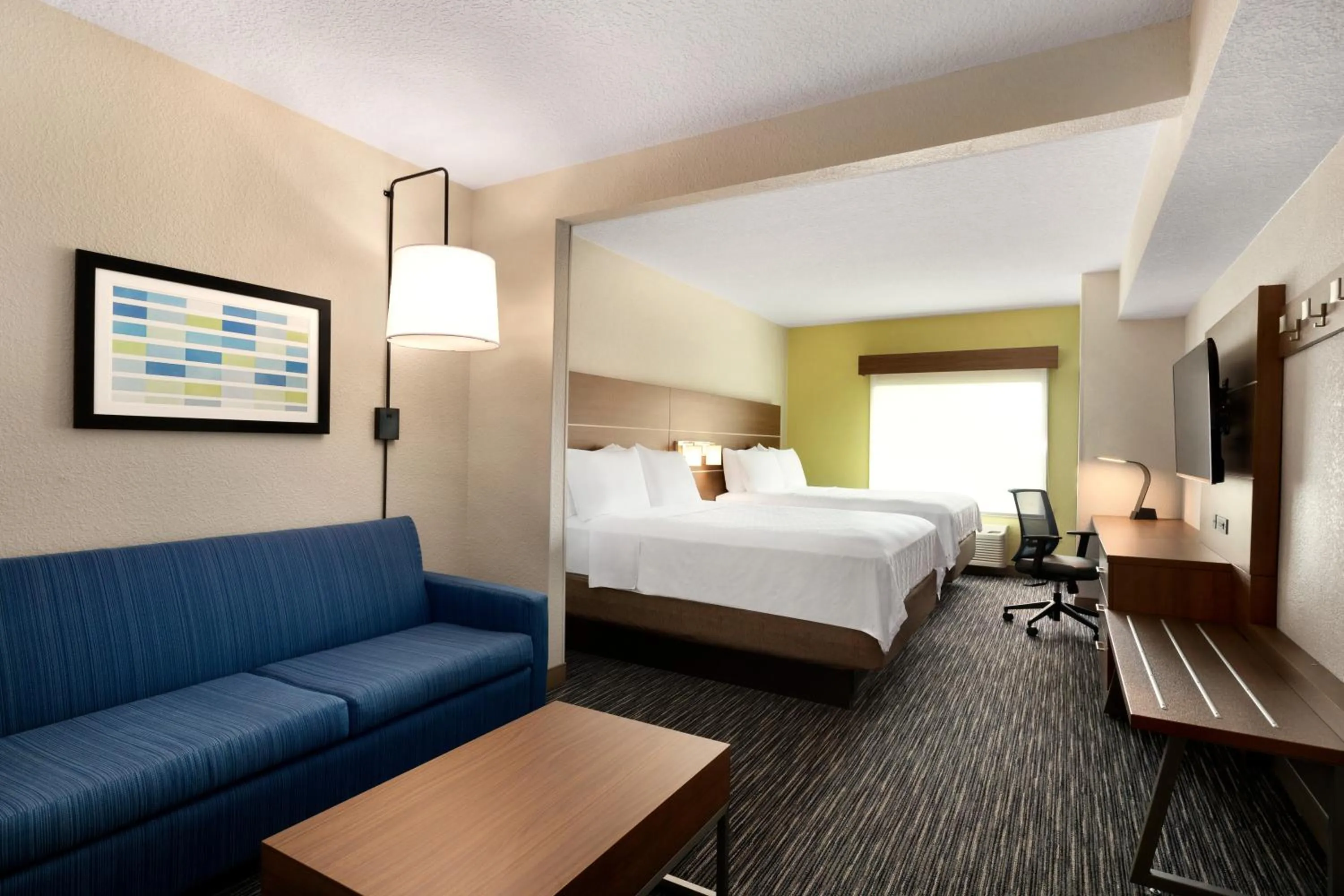 Photo of the whole room, Bed in Holiday Inn Express & Suites Pembroke Pines-Sheridan St by IHG