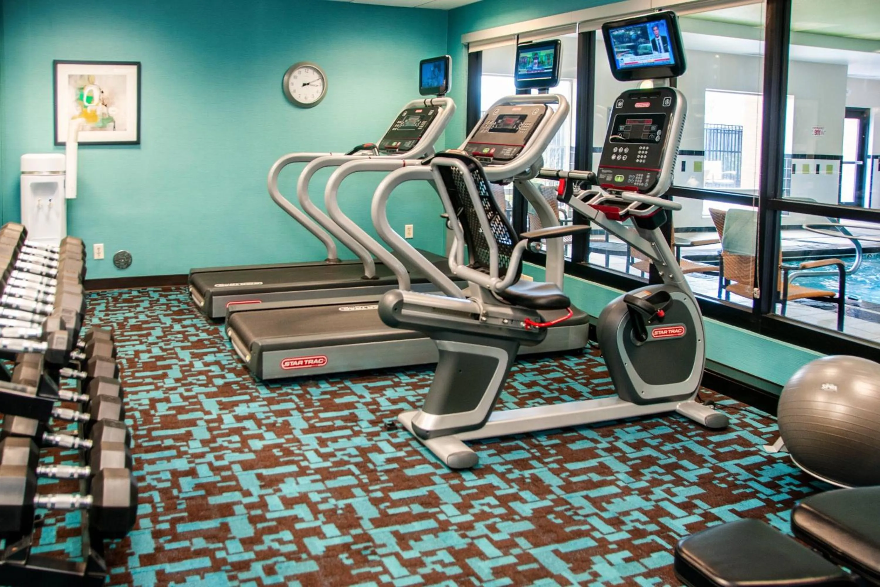 Fitness centre/facilities in Fairfield Inn and Suites by Marriott Colorado Springs North Air Force Academy