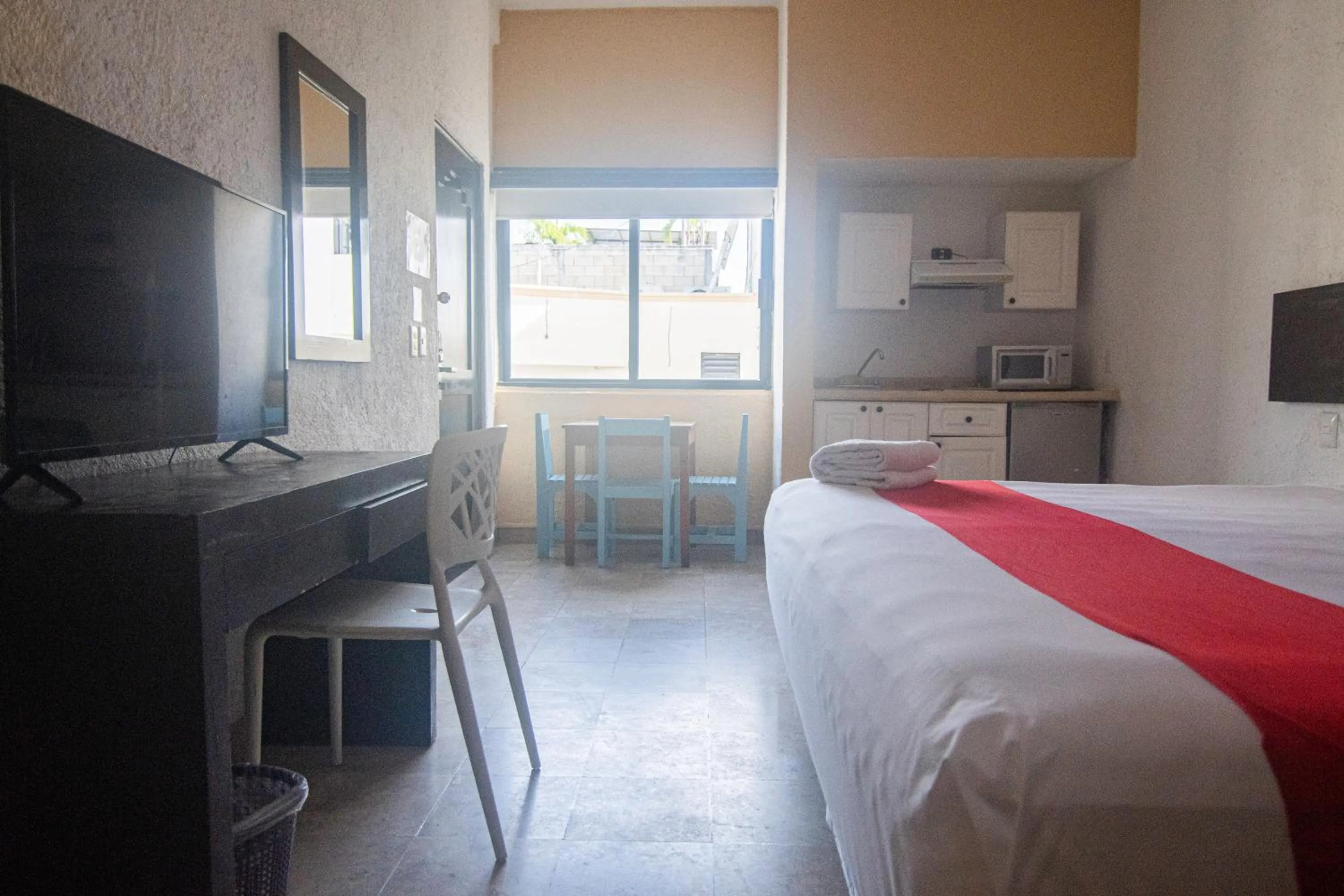 Bed in Hotel Maya Turquesa