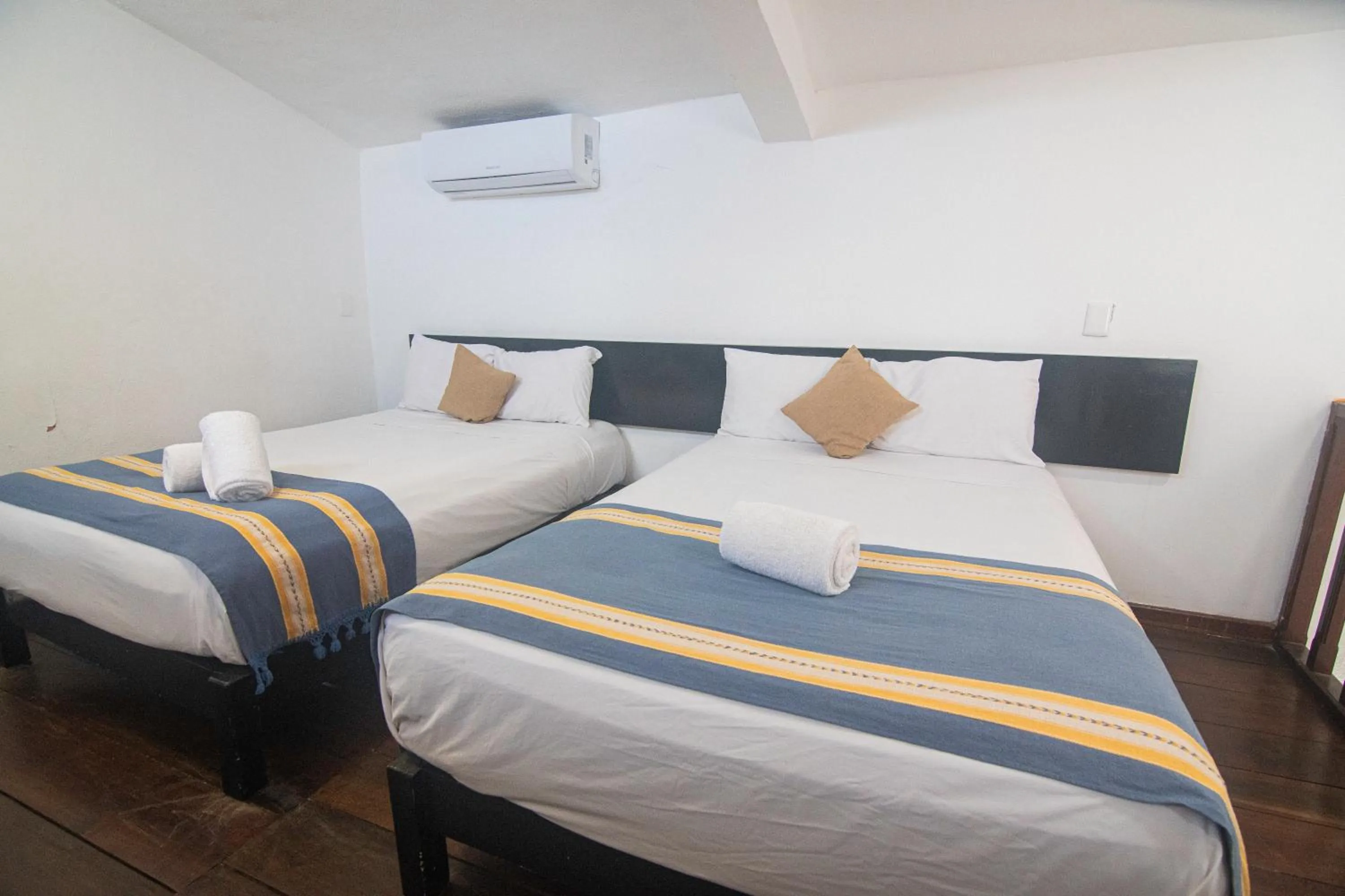 Bed in Hotel Maya Turquesa