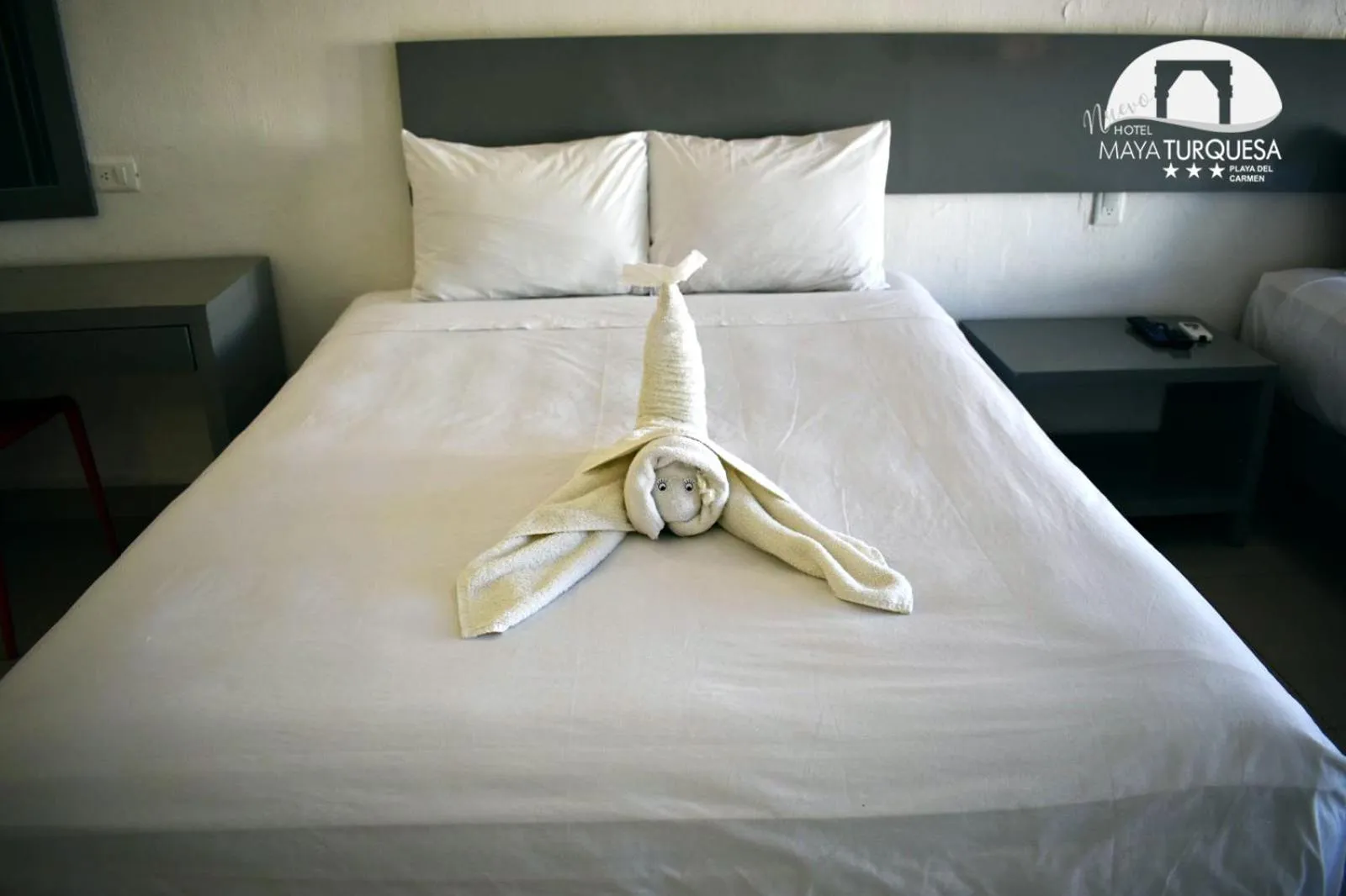 Bed in Hotel Maya Turquesa