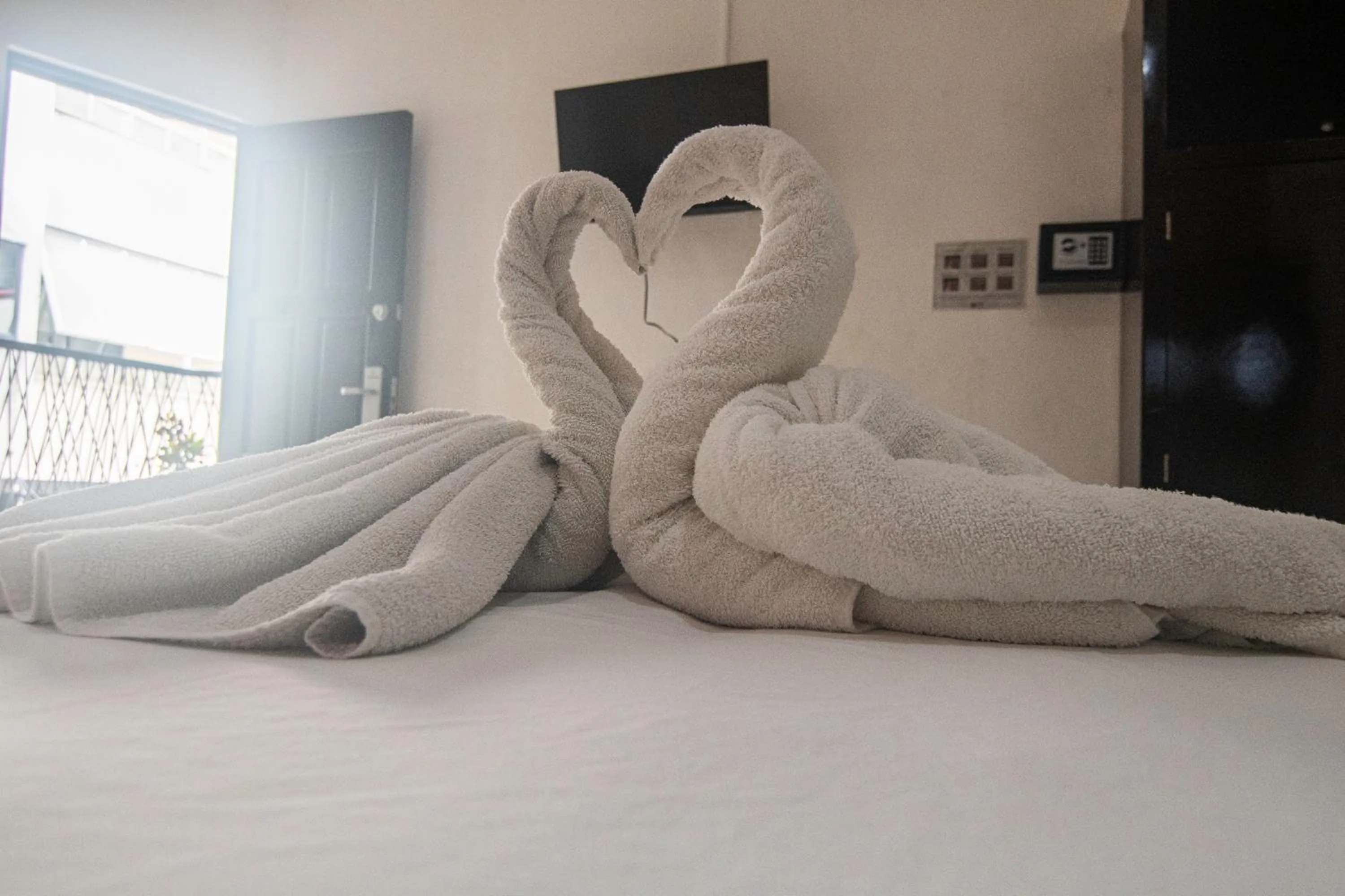 Bed in Hotel Maya Turquesa